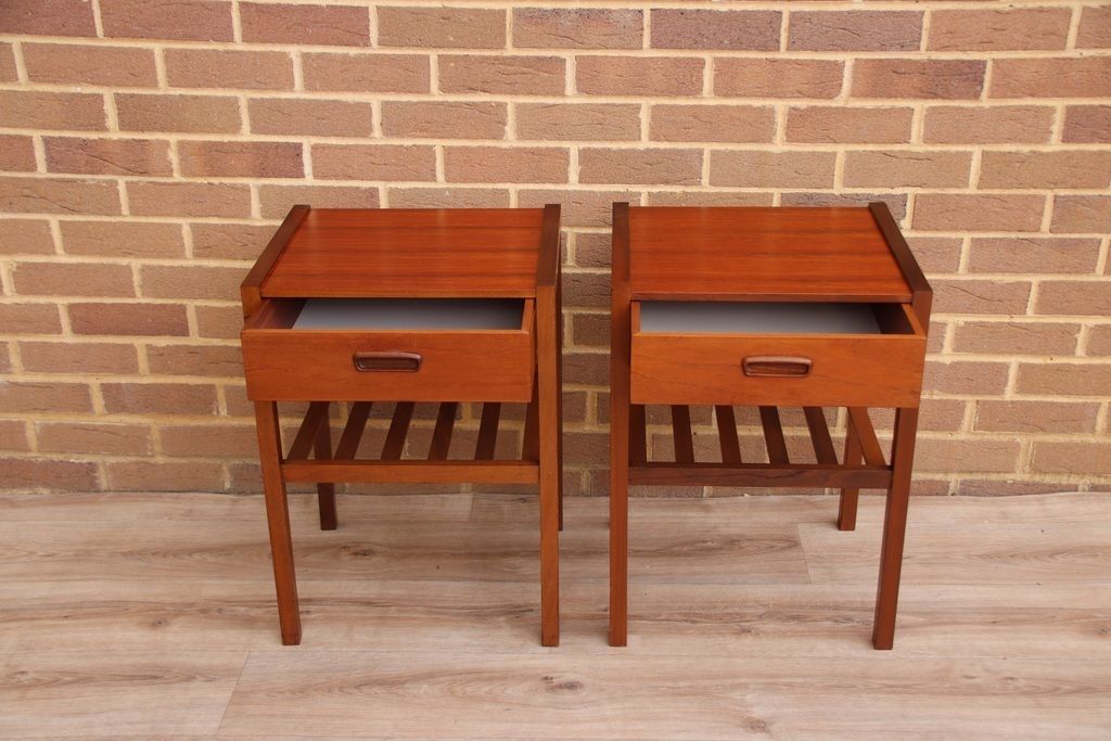 Pair Of Myers Mid Century Bedside Tables photo 610.0
