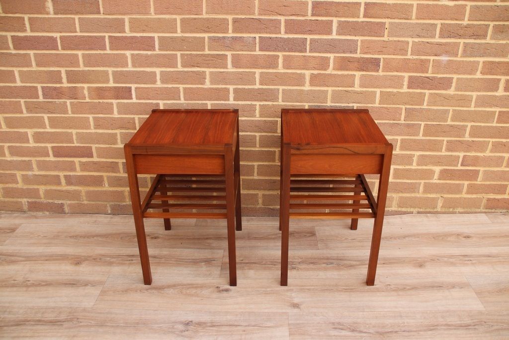 photo vinterior Pair Of Myers Mid Century Bedside Tables