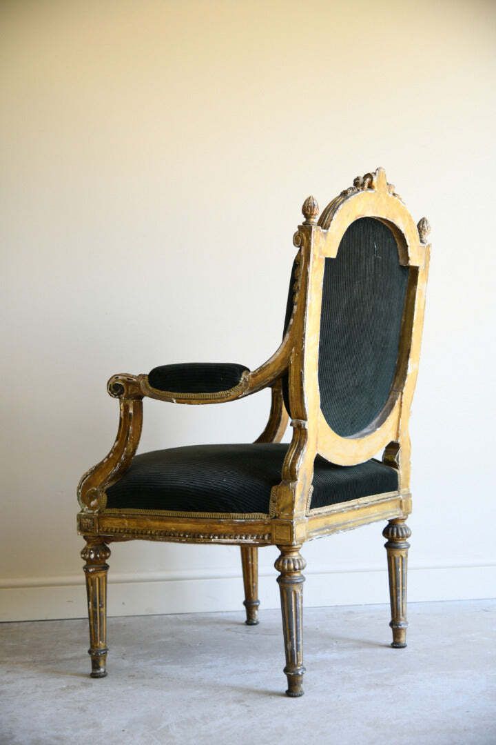 Antique Louis XVI Style Fauteuil Armchair photo 1295.0