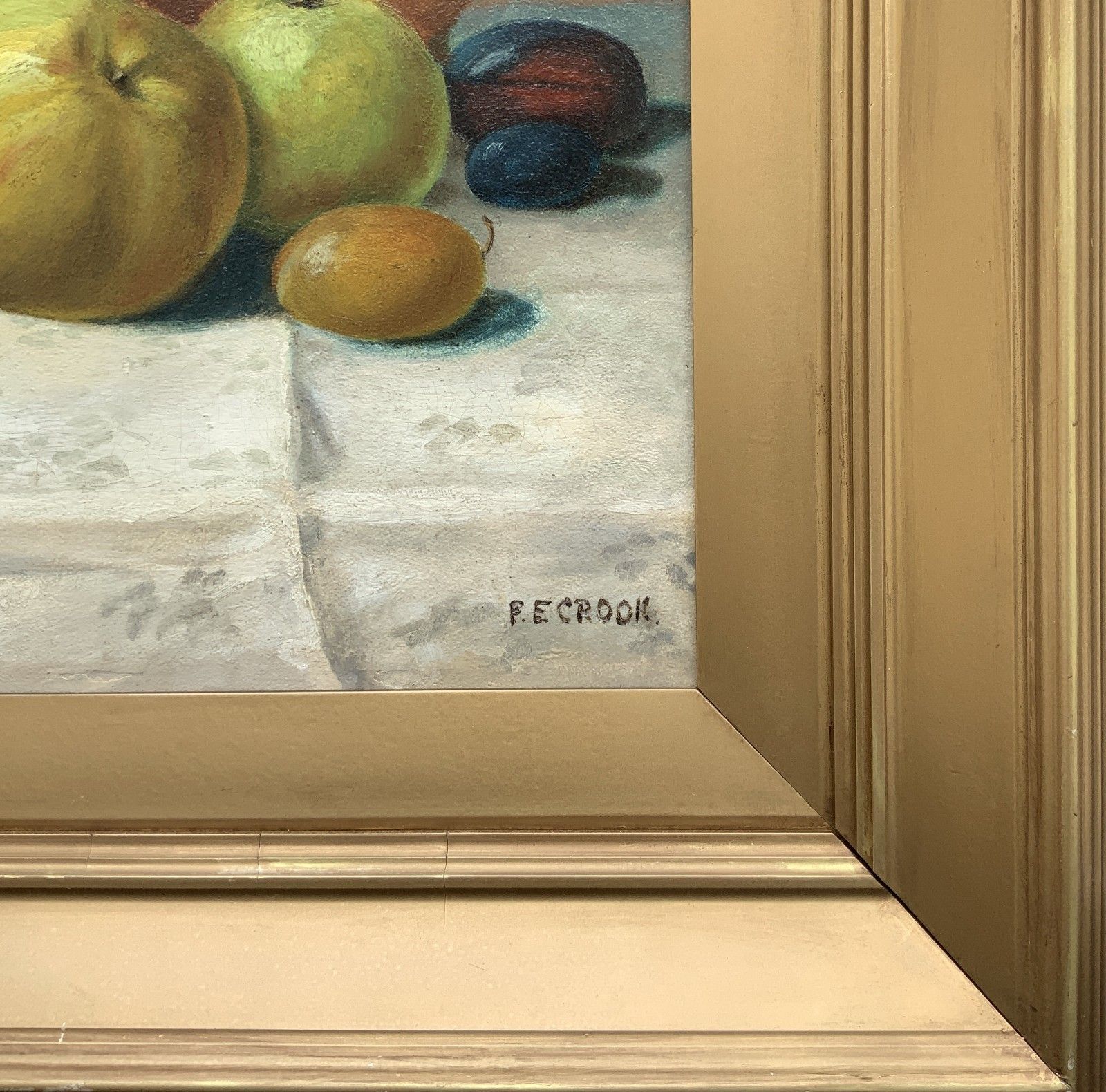 photo furniture Museum Quality Still Life Oil Painting Edwardian Antique Signed Original (3of3)