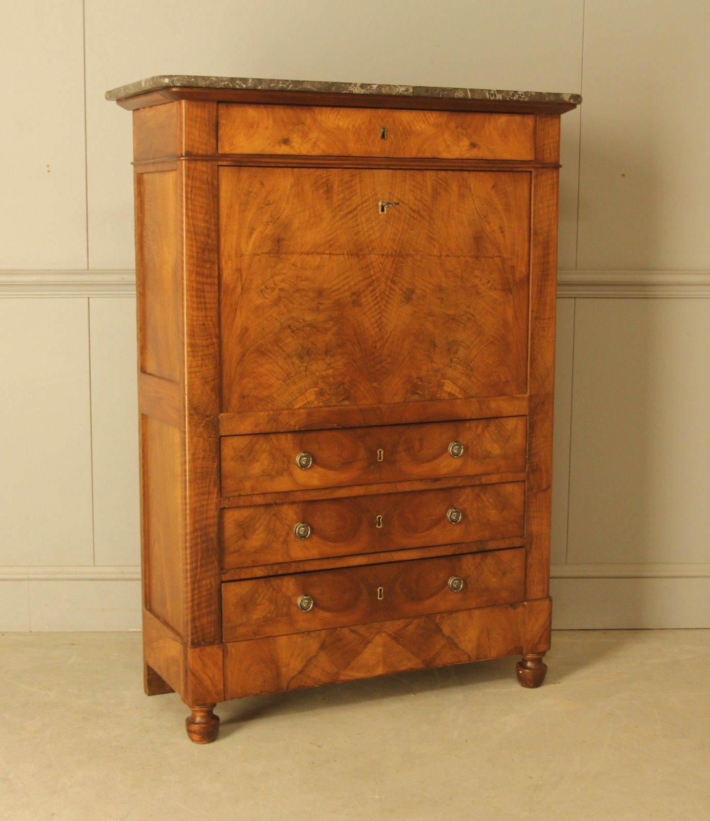 19th‑Century French Walnut Secretaire. photo Furniture