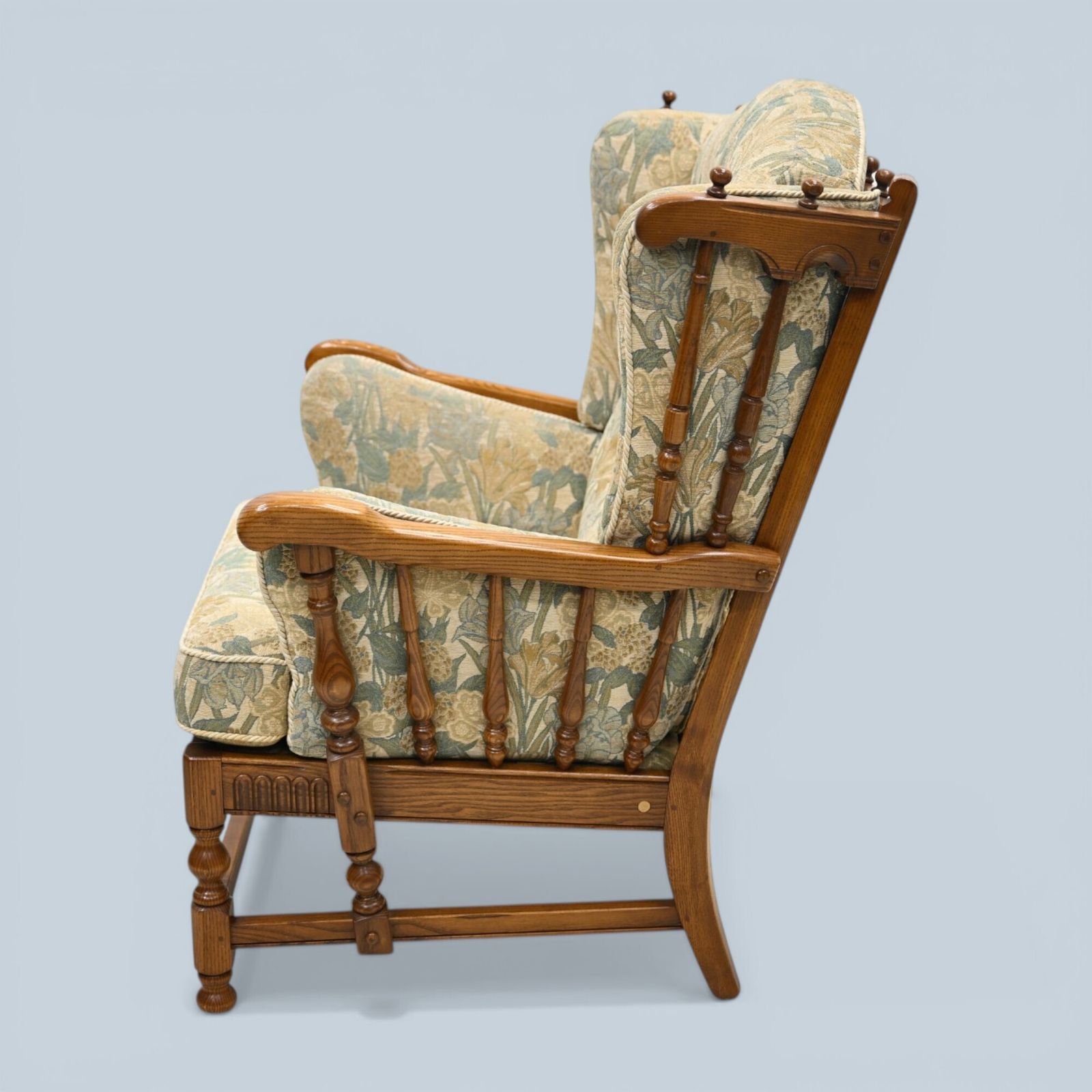 Ercol Cloister Wing Back Easy Fireside Armchair Golden Dawn Free Delivery* photo for sale