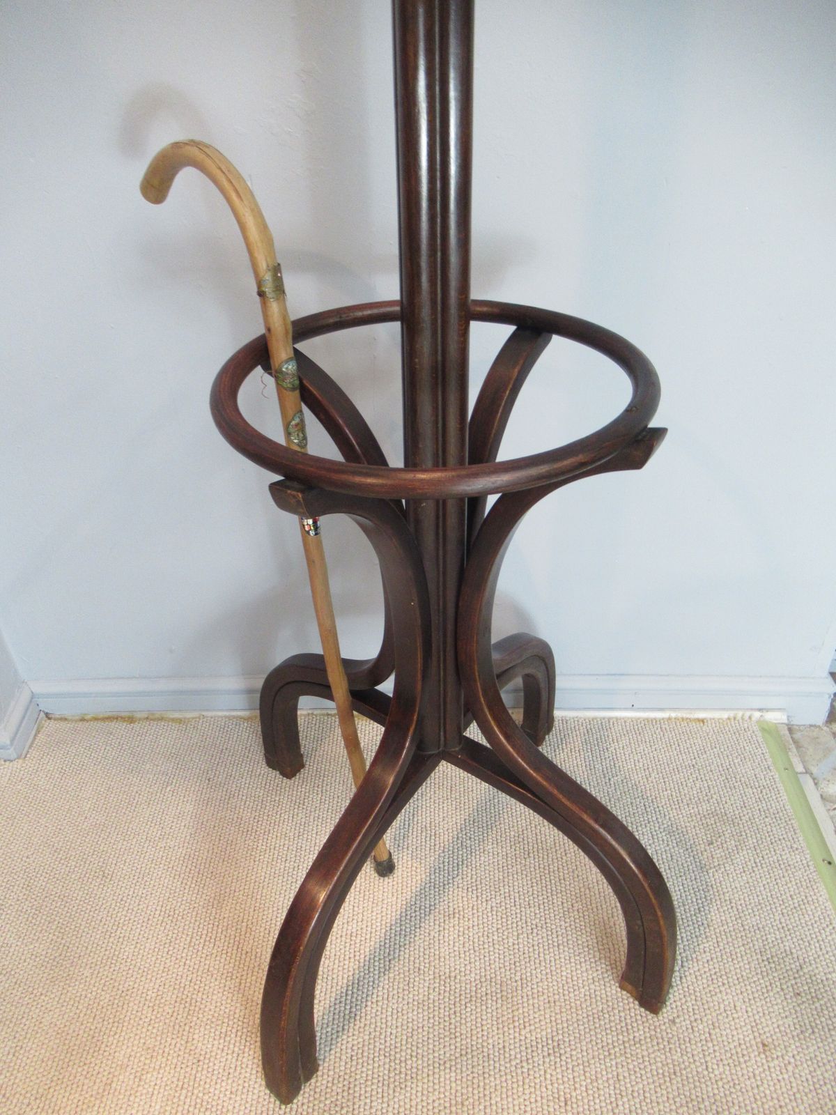 photo furniture Beech  1920  Bent Wood Hat / Coat Stand