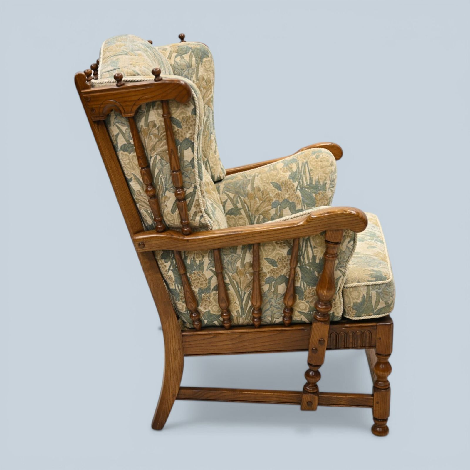Ercol Cloister Wing Back Easy Fireside Armchair Golden Dawn *Free Delivery photo vintage