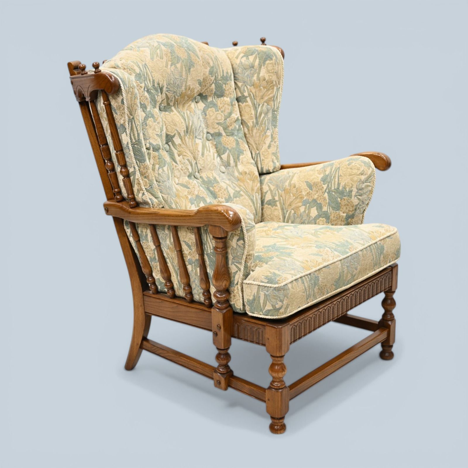 photo furniture Ercol Cloister Wing Back Easy Fireside Armchair Golden Dawn *Free Delivery