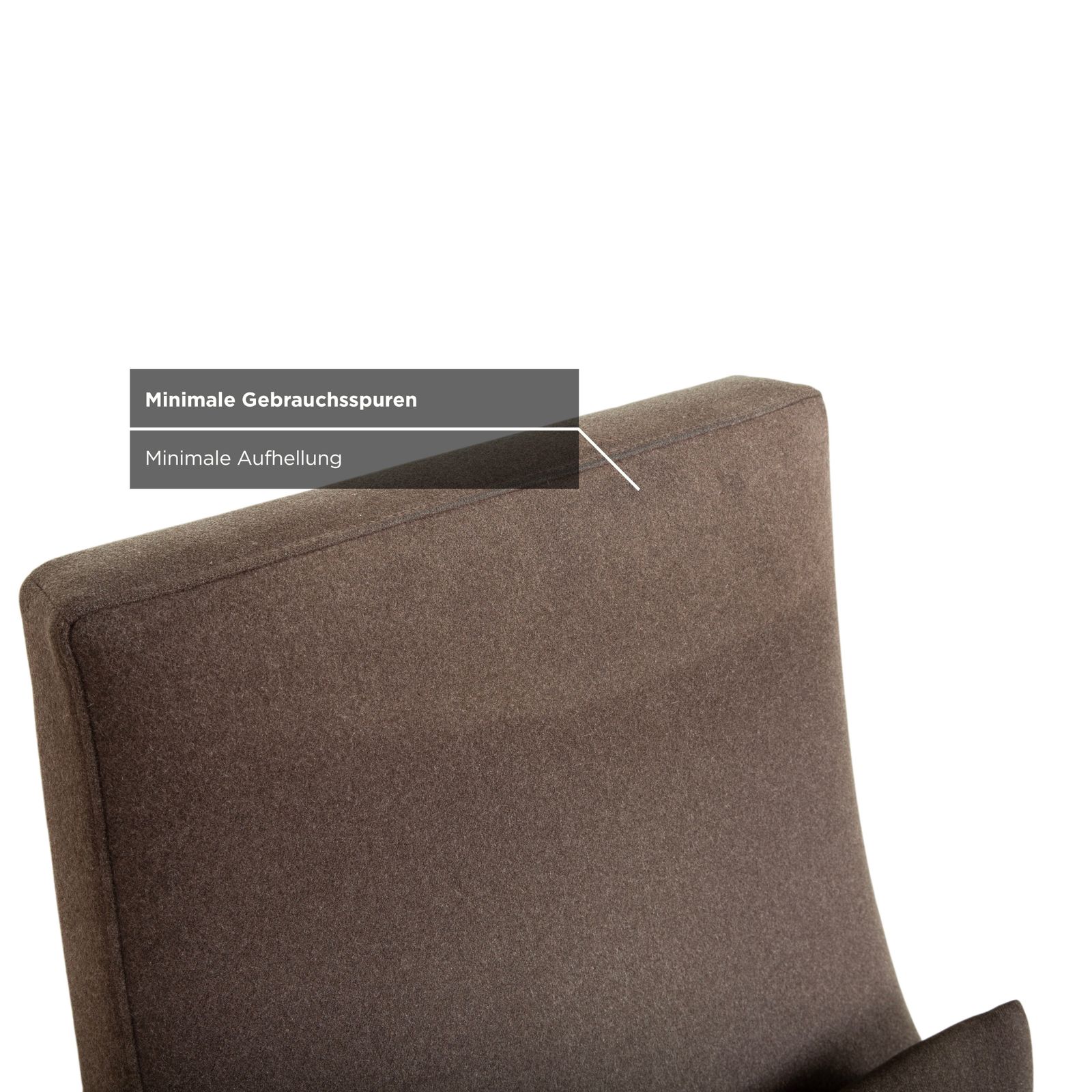 Fauteuil Ligne Roset Neo en tissu vert, brun, kaki photo vintage