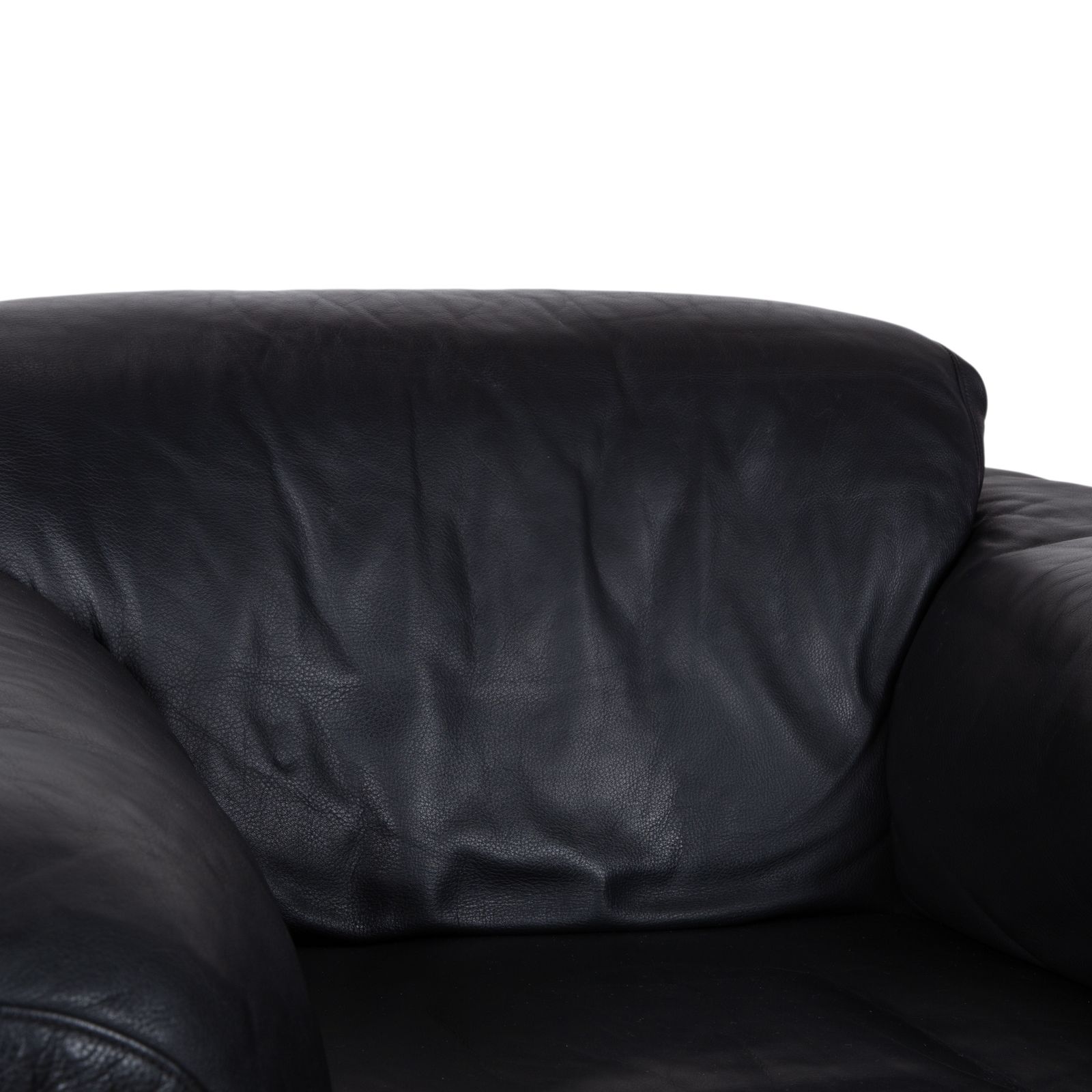 Fauteuil Rolf Benz 4000 en cuir noir photo 893.0
