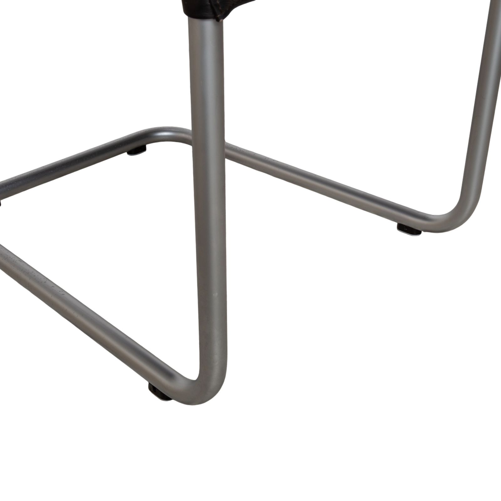 Hülsta D2 8 Piece Set Of Leather Cantilever Chairs In Black photo 6371.0