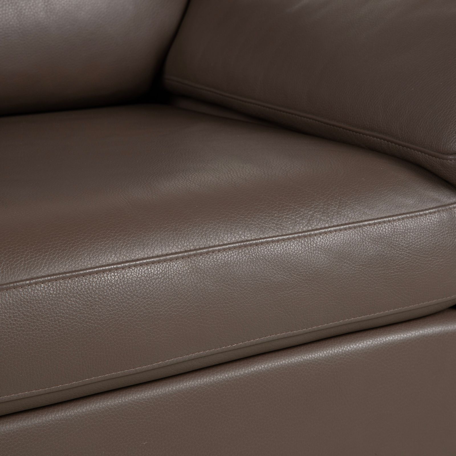 Canapé 2 places en cuir Rolf Benz 3300, brun gris photo Mobilier