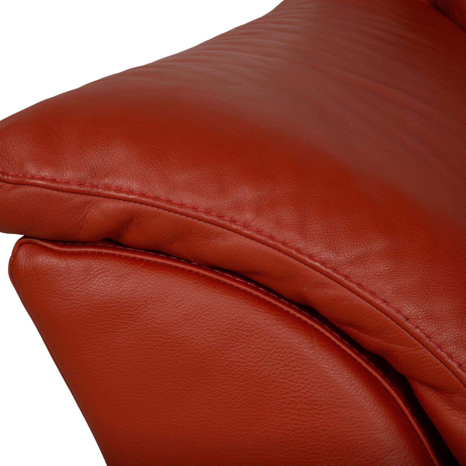 Natuzzi fauteuil, leer, rood photo Meubels