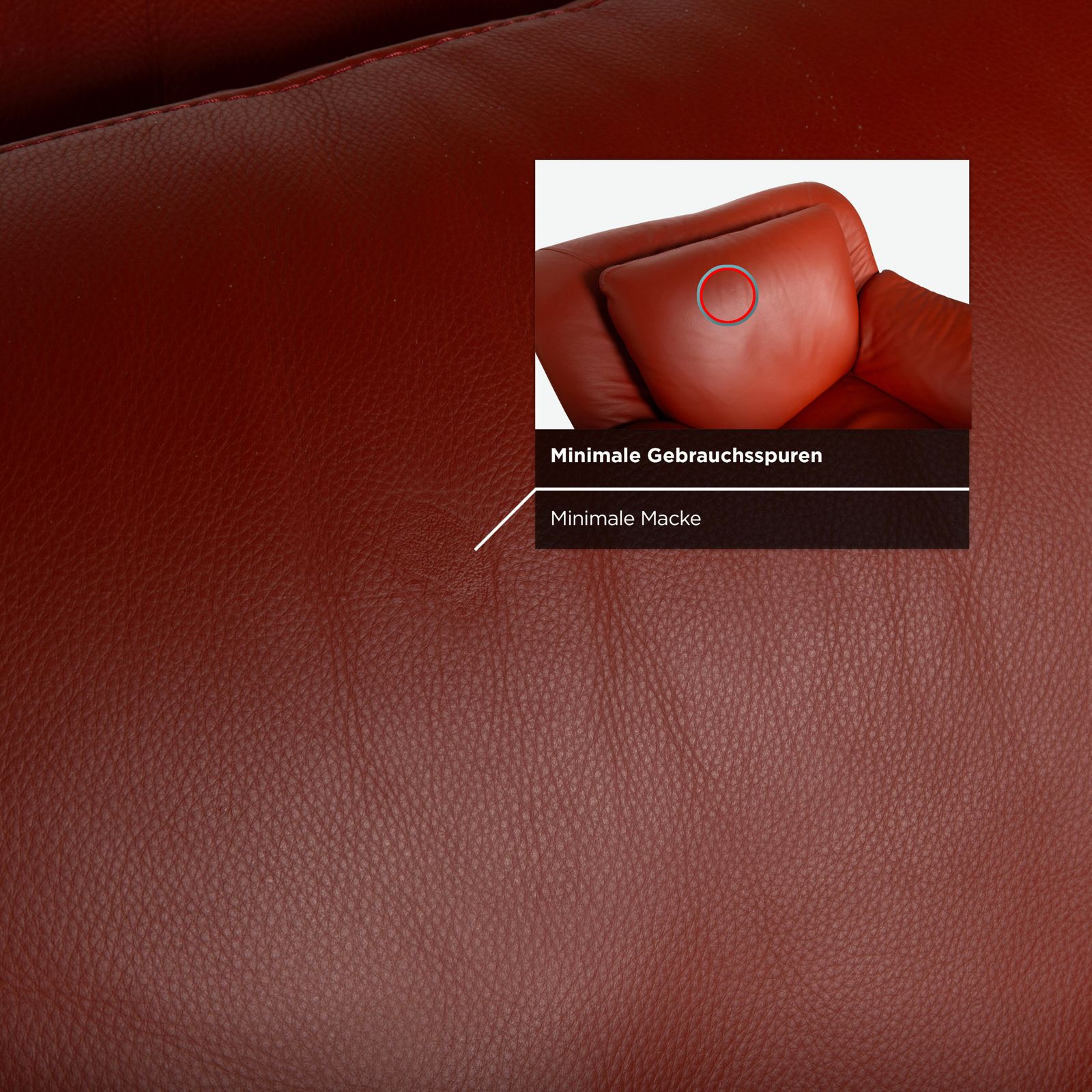 photo furniture Natuzzi fauteuil, leer, rood