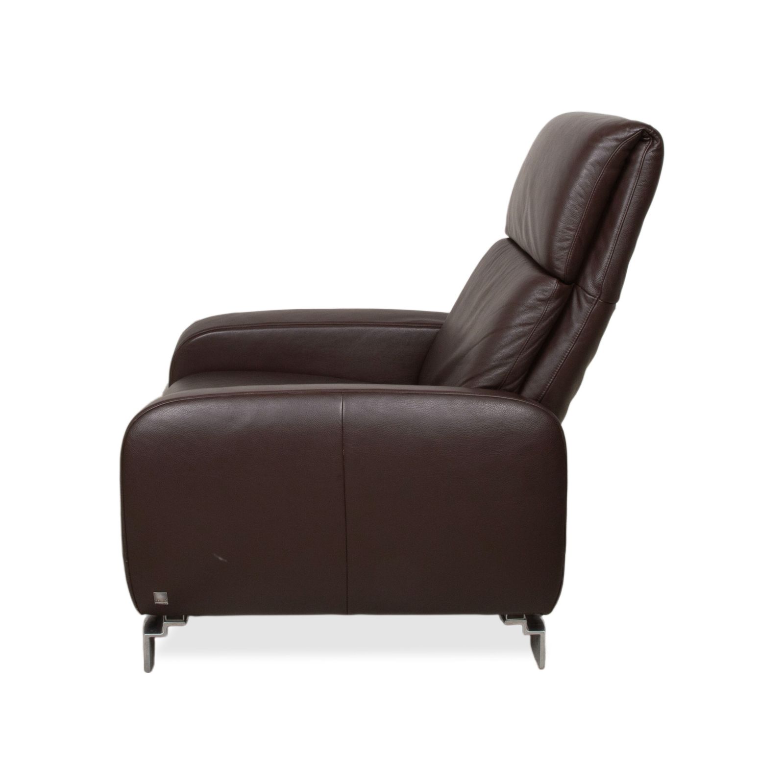 Mobilier Fauteuil en cuir Willi Schillig brun photo