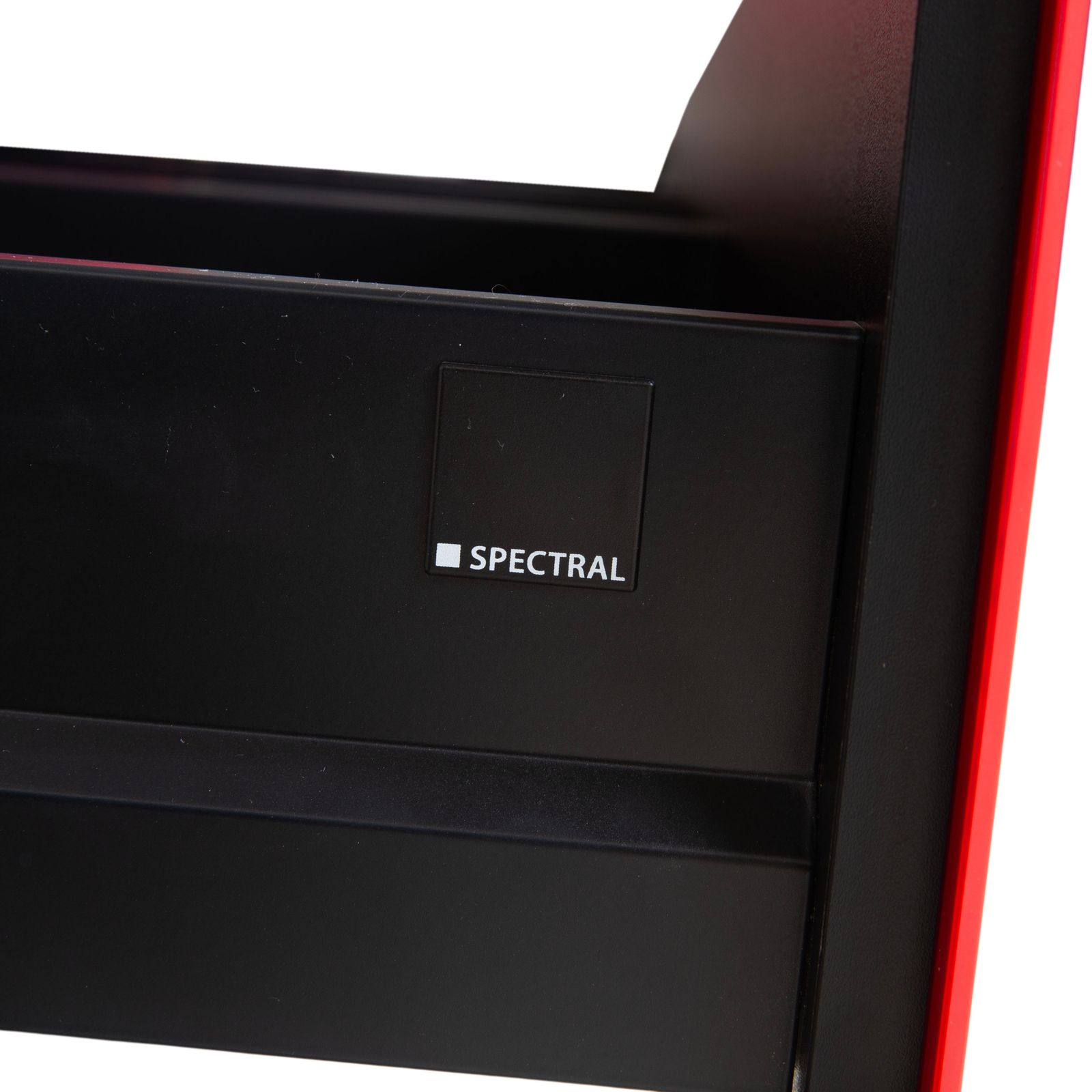 photo for sale Buffet Spectral Brick BR1502 en bois et verre rouge, fonction manuelle