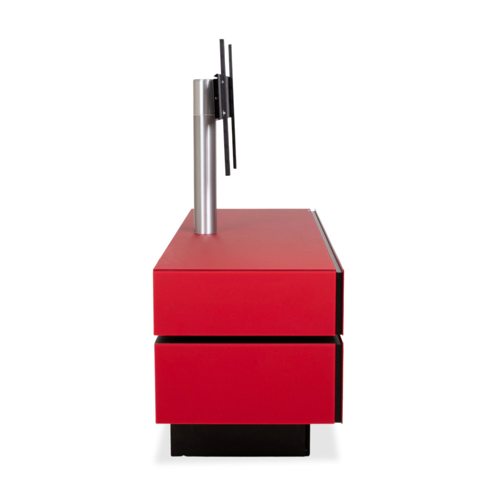 Mobilier Buffet Spectral Brick BR1502 en bois et verre rouge, fonction manuelle photo