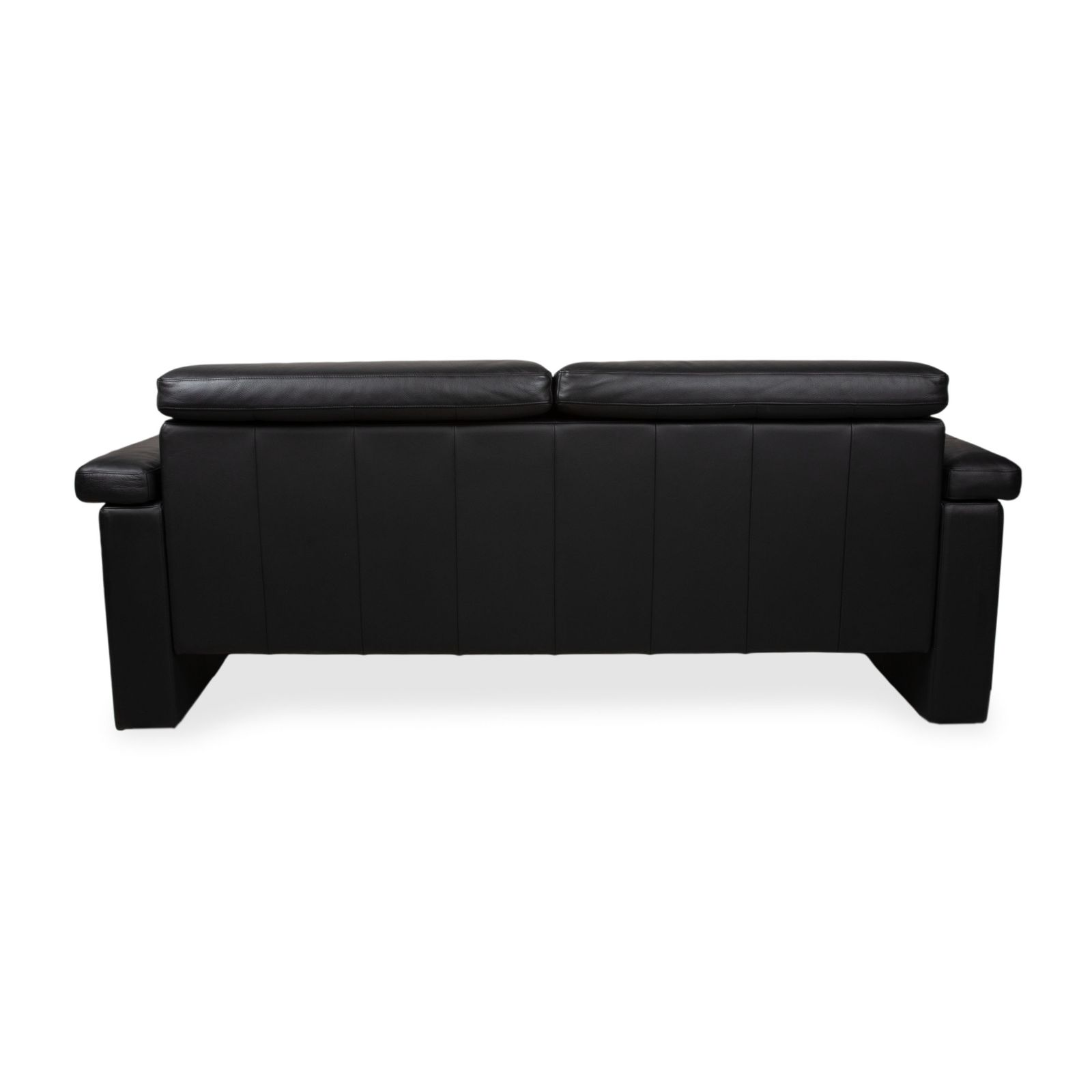 photo for sale Canapé 2 places en cuir noir Rolf Benz 4000