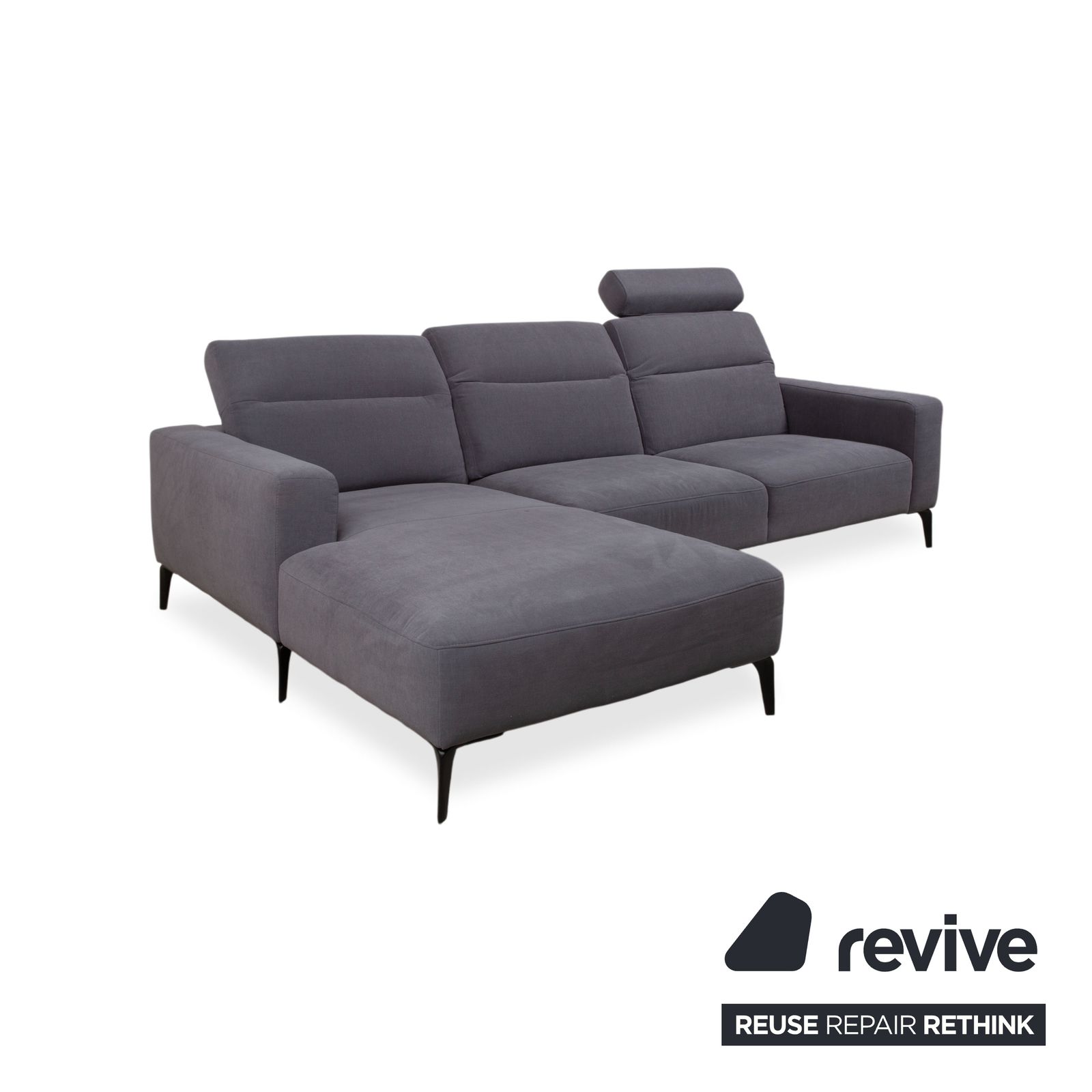 Canapé d'angle BoConcept Zurich en tissu, gris photo 2794.0