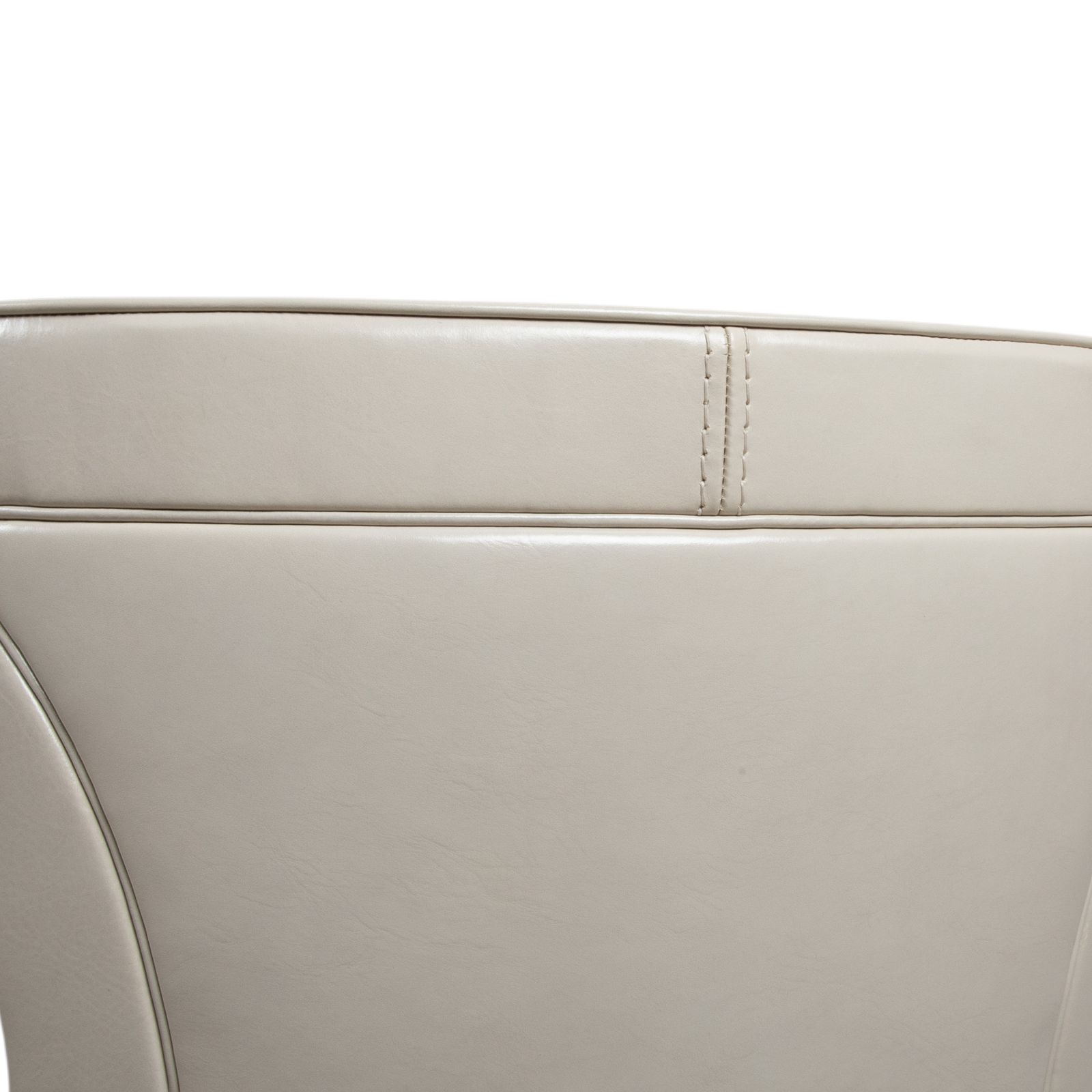 Ensemble de 8 chaises Baxter Paloma en cuir, beige, blanc, chrome, salle à manger photo 8831.0