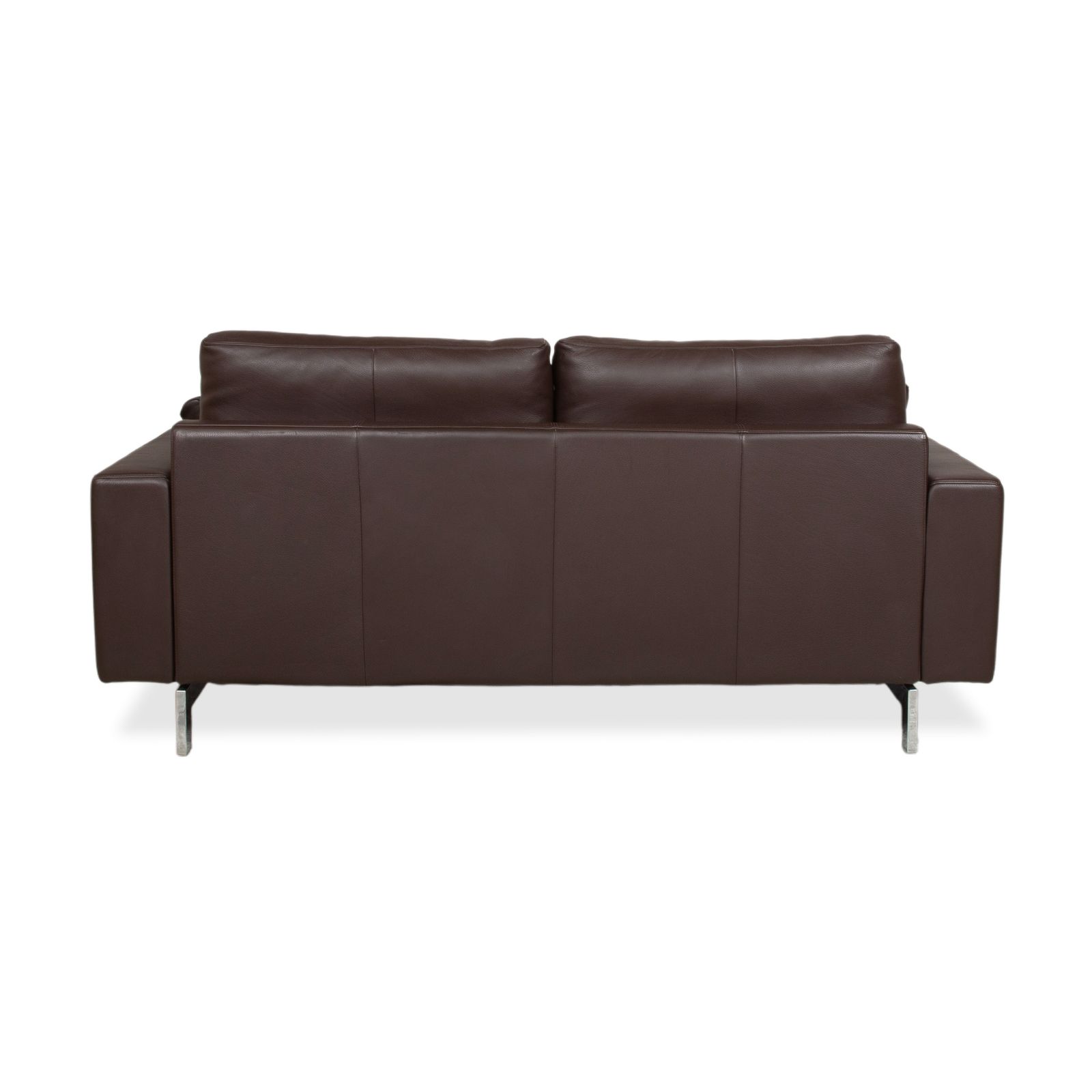 photo for sale Canapé 2 places Rolf Benz Vida en cuir marron, chrome