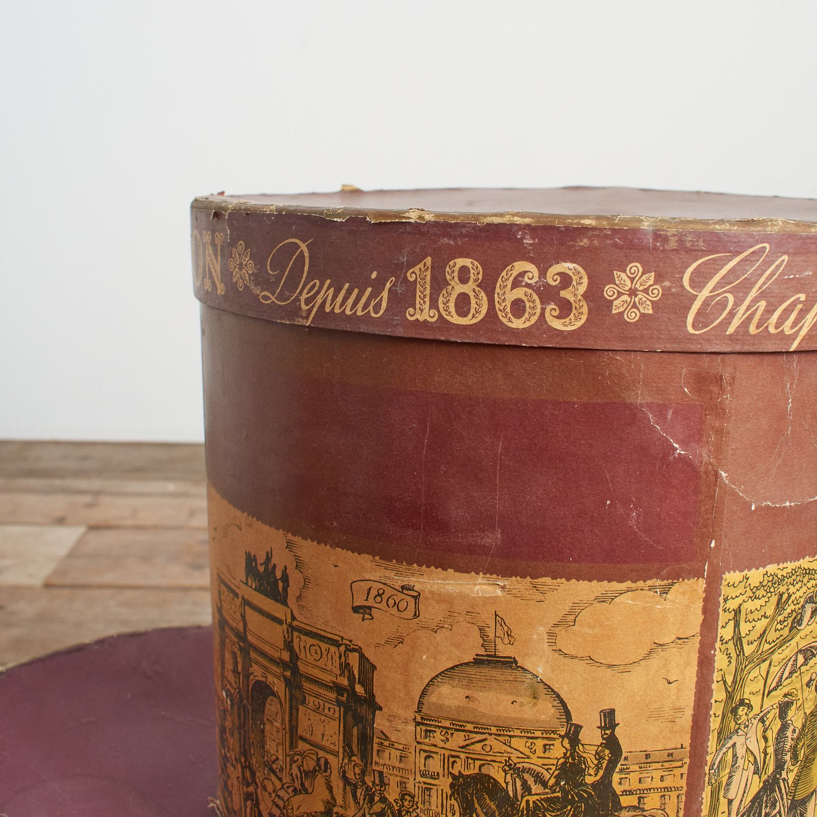 Set Of Three 19th Century French Hat Boxes photo 238.0