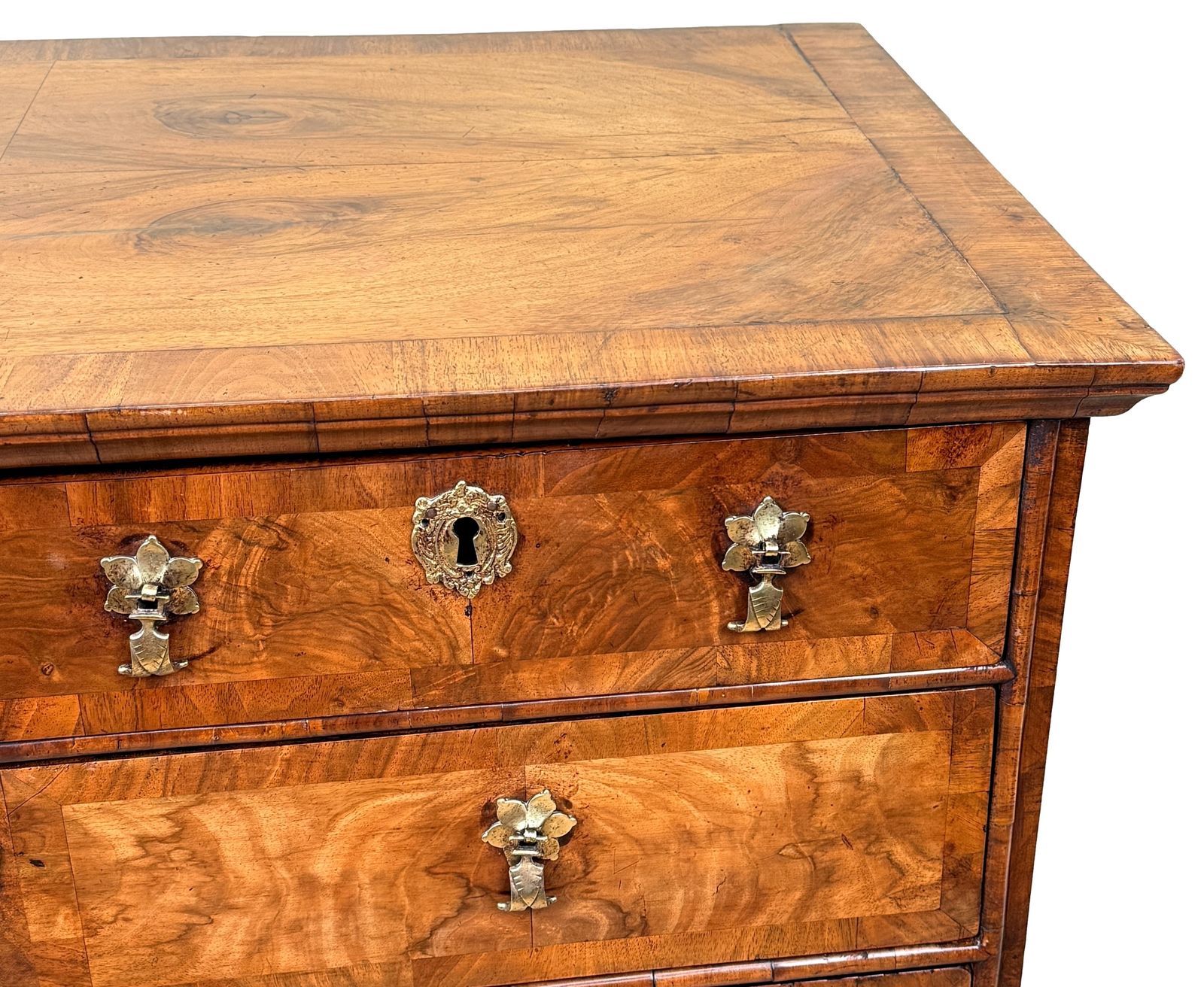 Early 18th Century Queen Anne Walnut Chest Of Drawers (England, Circa 1710) photo for sale