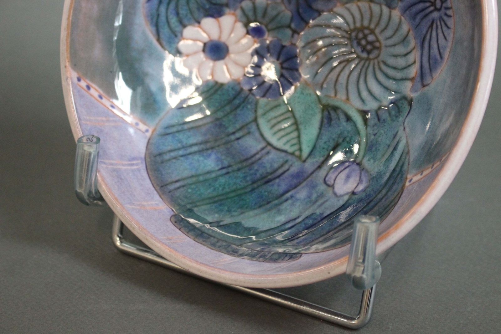 Home Decor French Ceramic Decorative Bowl By The Cloutier Brothers (Circa 1970s) photo