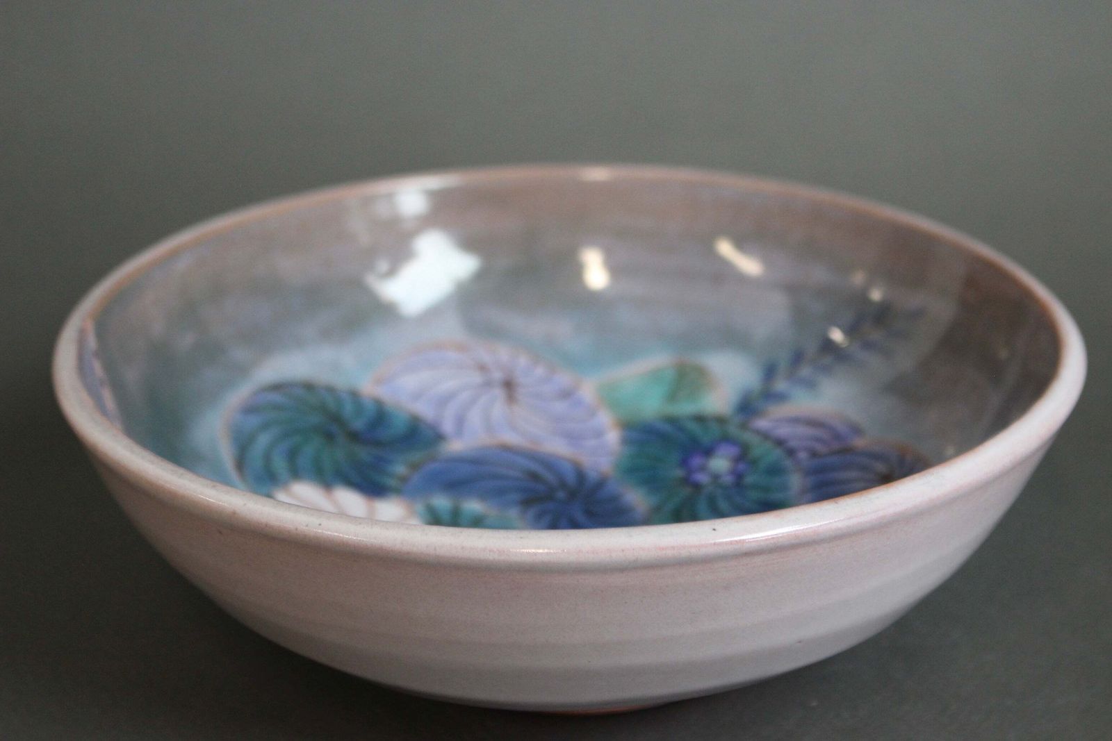 480.0 French Ceramic Decorative Bowl By The Cloutier Brothers (Circa 1970s) photo