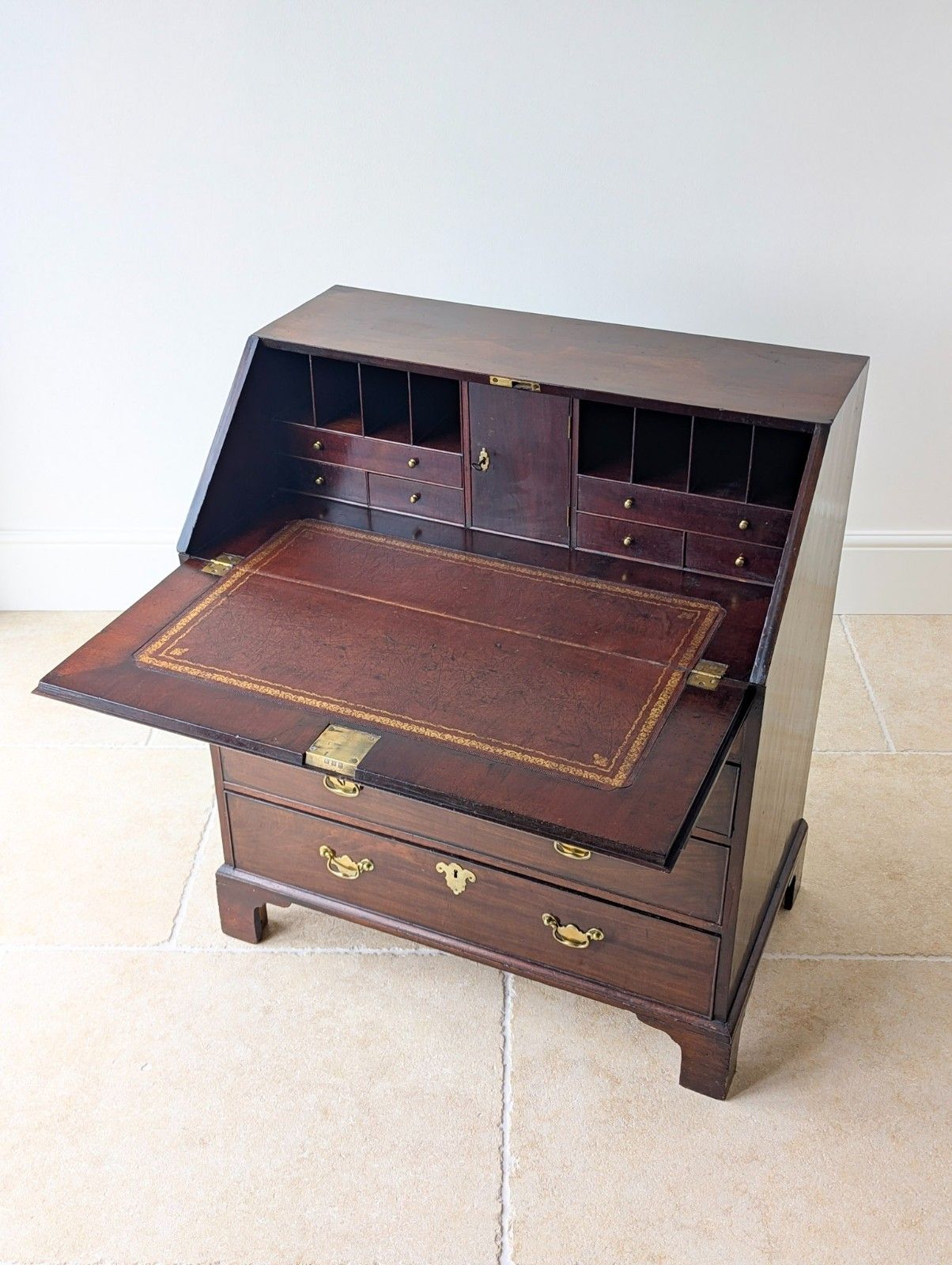 Antique George III Mahogany Bureau C.1770 photo 1550.0