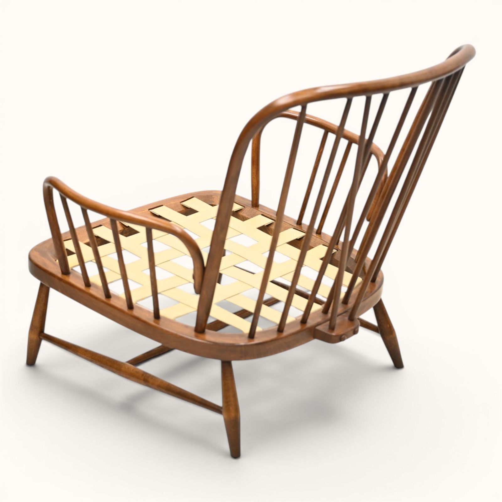 photo vintage Ercol Jubilee Easy Armchair New Upholstery And Webbing Free Uk Delivery*