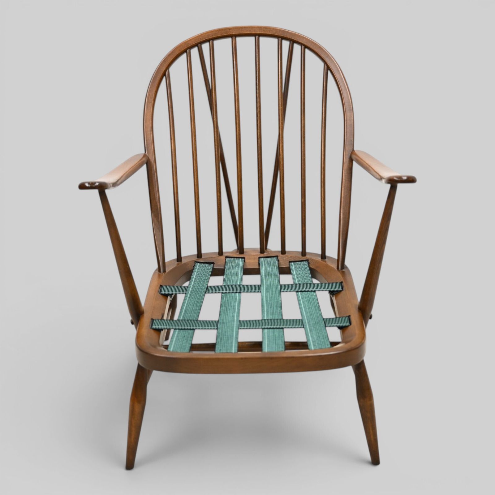 photo buy Ercol Windsor Easy Chair Model 203 1970s Gold Label Good Webbing Free Delivery
