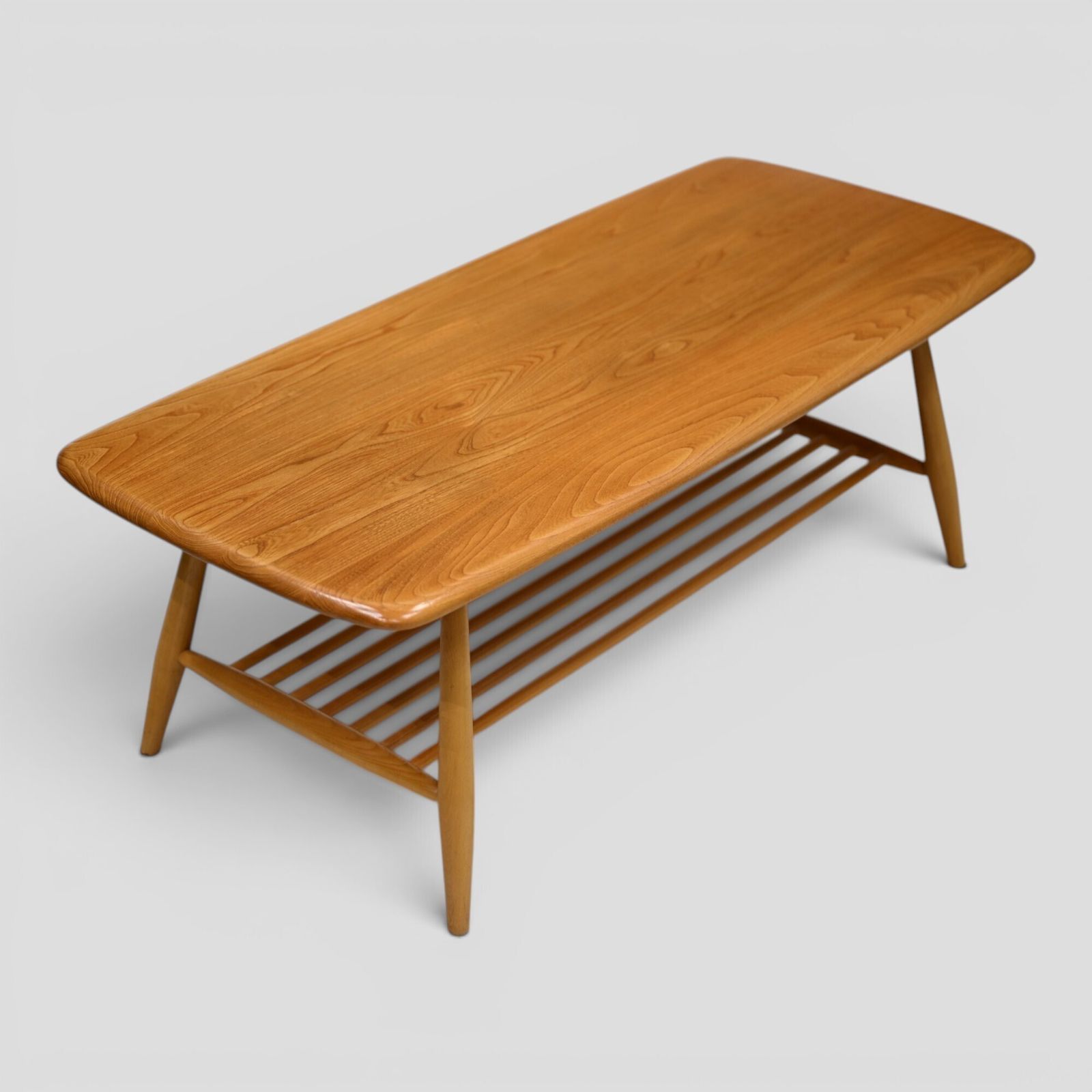 Ercol Occasional/Coffee Table With Magazine Slats #459 Light Free Delivery* photo Furniture