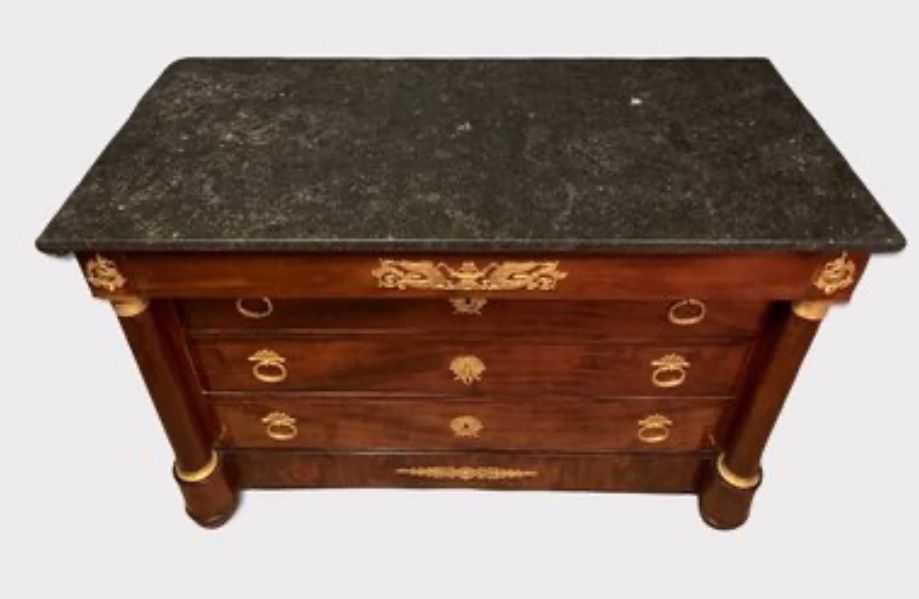 Antique French Empire Commode Chest photo vinterior
