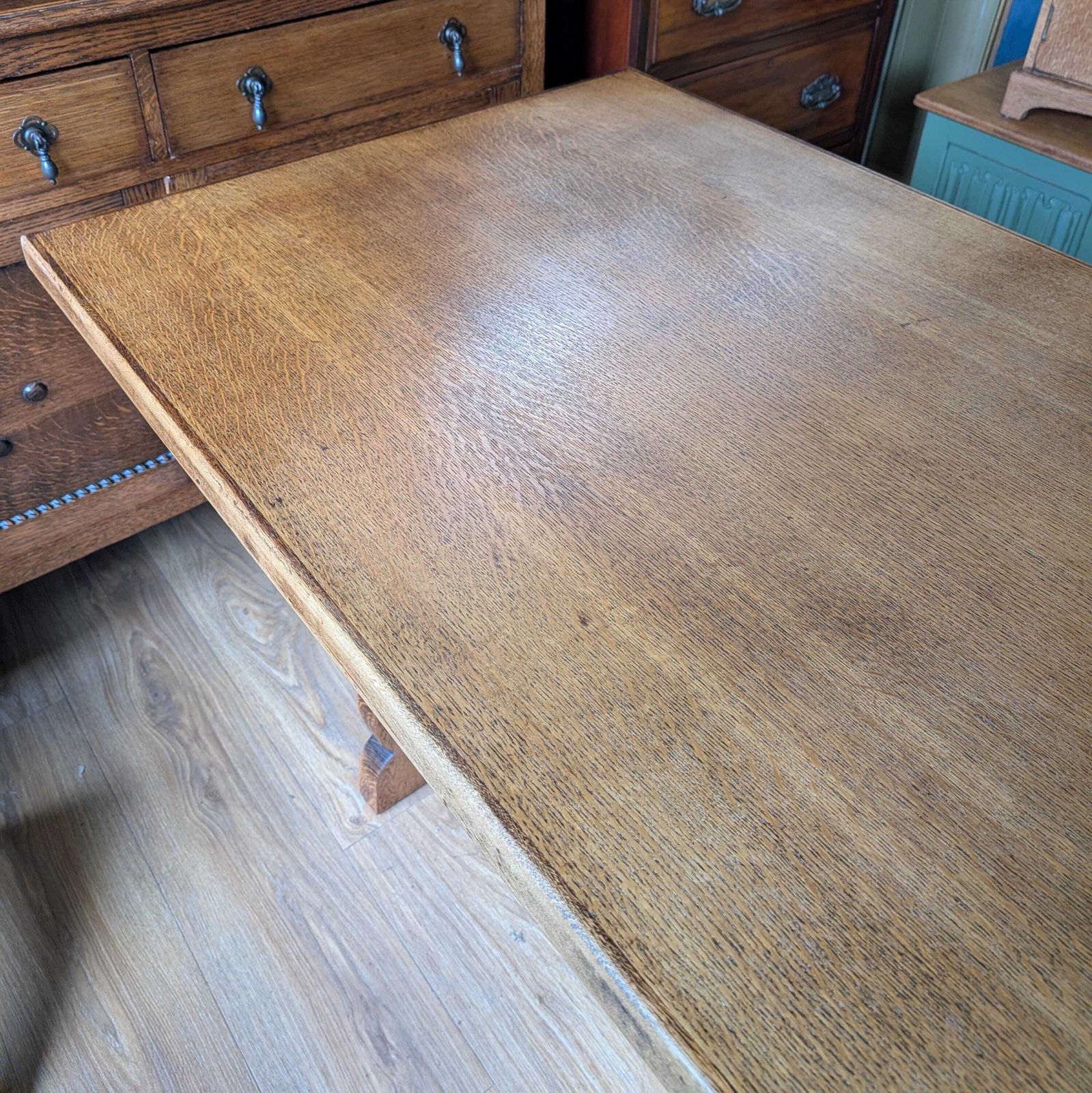 Antique Oak Refectory Table, 1920s photo buy