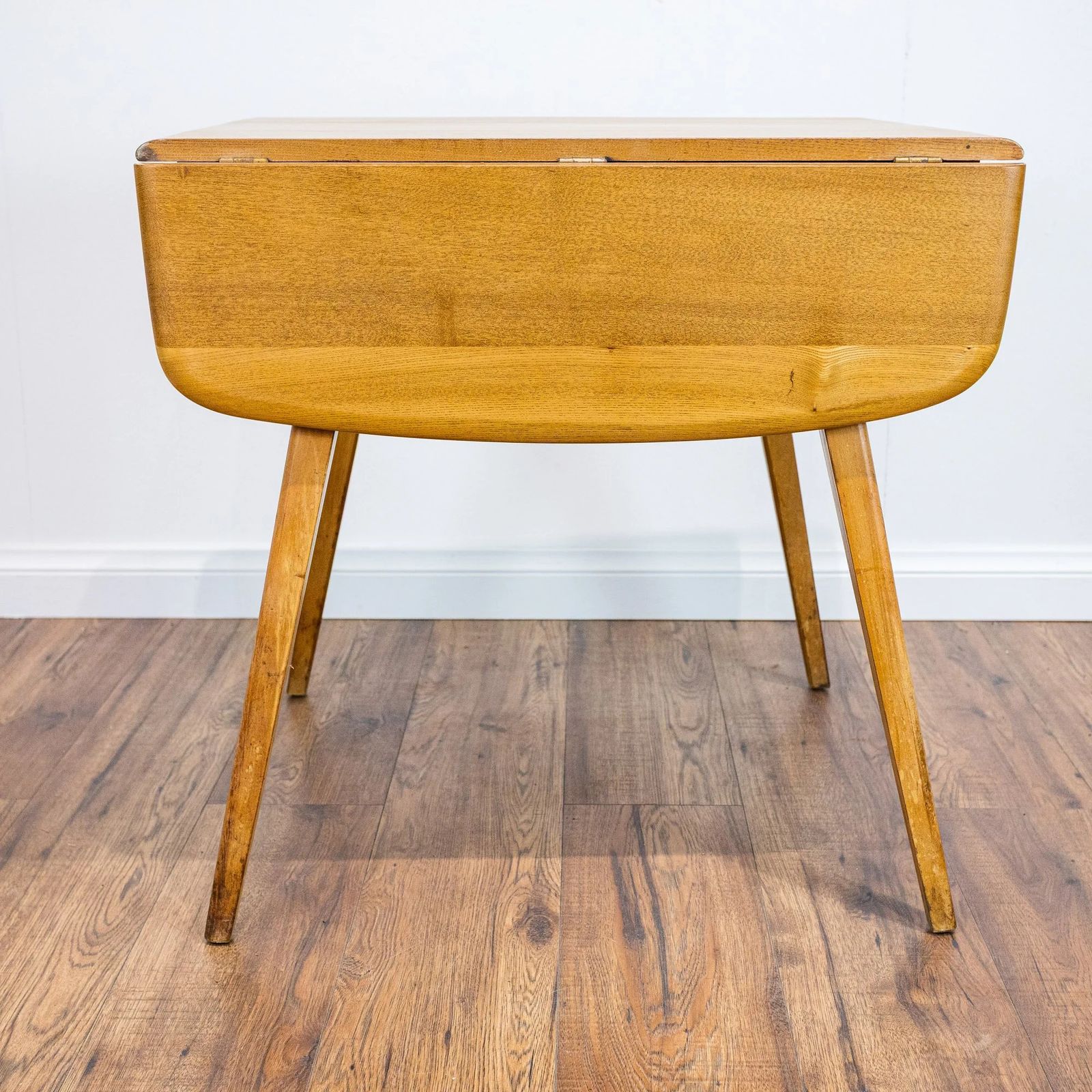 photo furniture Ercol Blonde Elm Windsor Drop Leaf Dining Table Model 492
