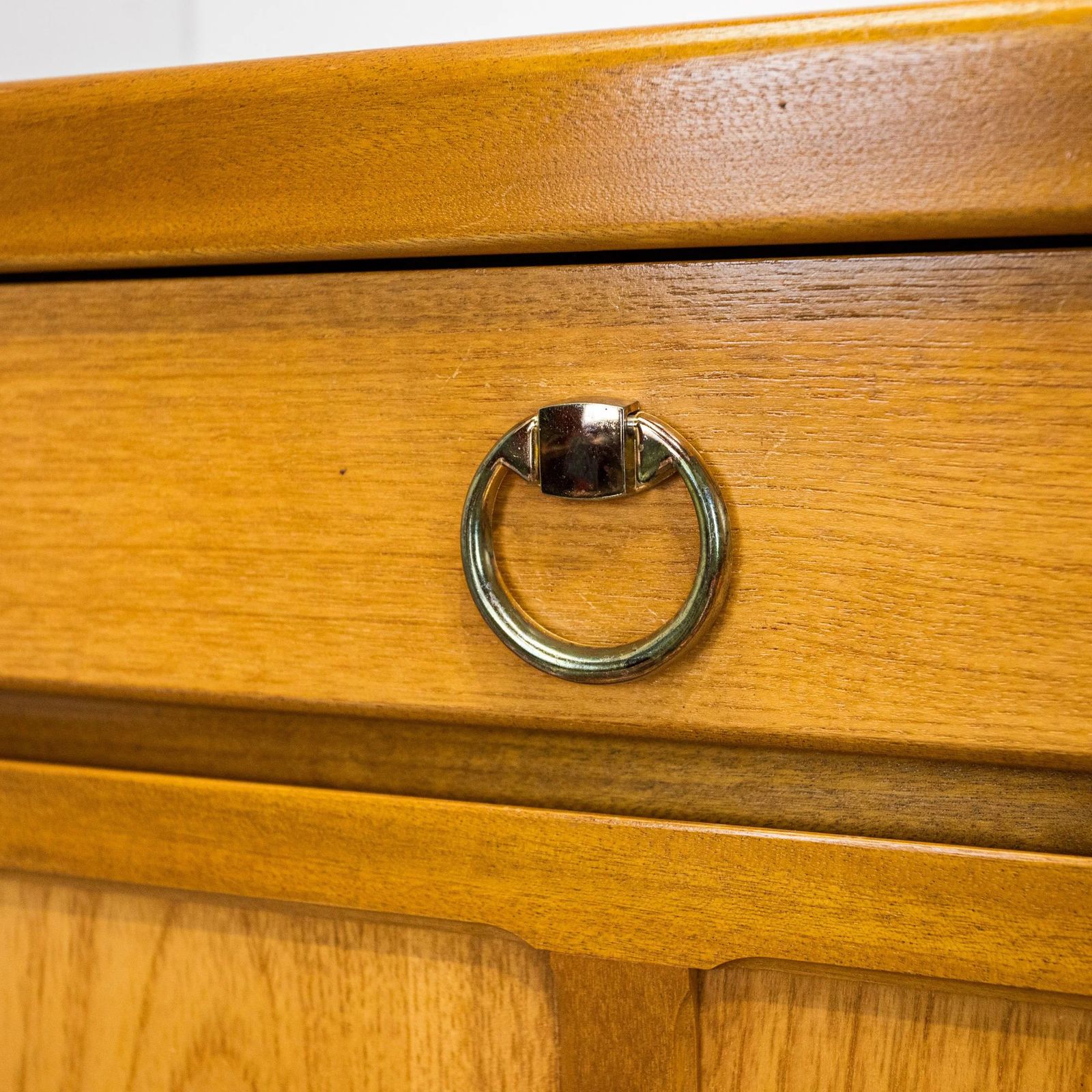 Nathan Squares Large Teak Sideboard photo for sale