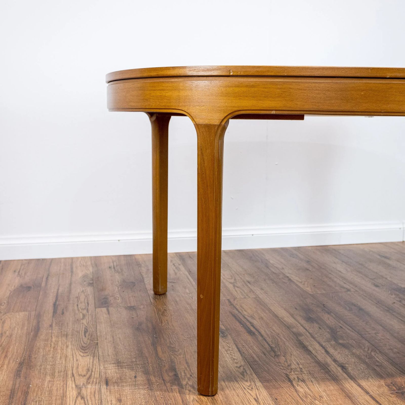 Nathan Teak Oval Extending Dining Table And 4 Chairs photo 680.0