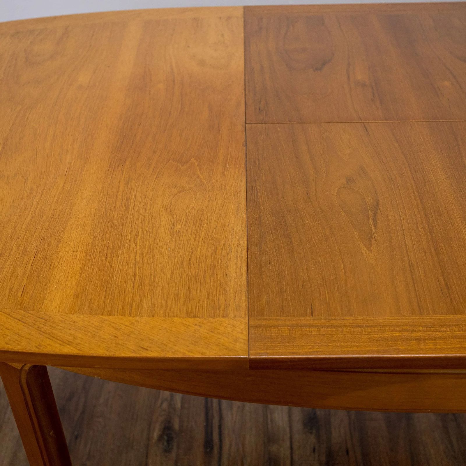 Nathan Teak Oval Extending Dining Table And 4 Chairs photo vintage