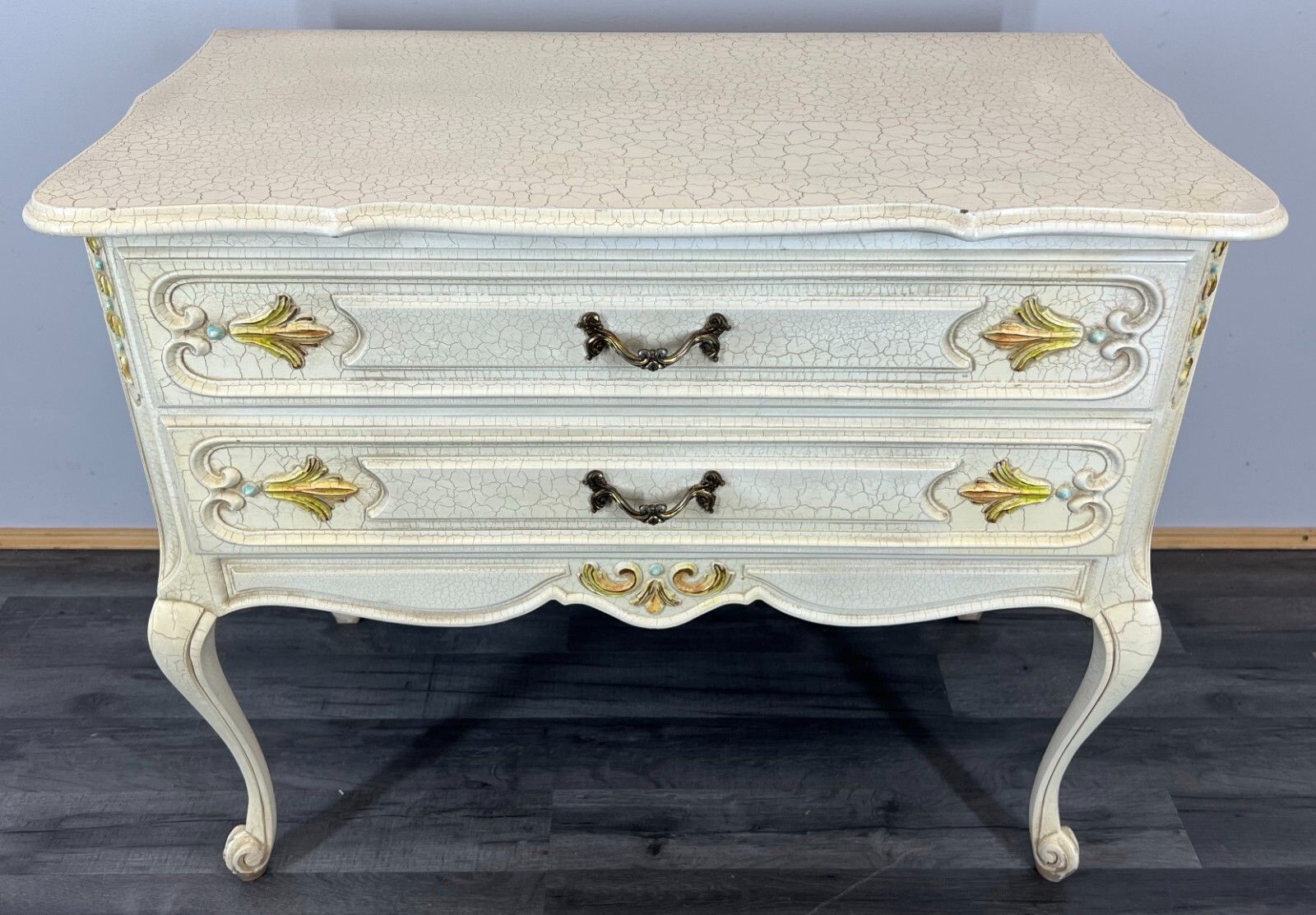 Chest Of Drawers Vintage French Shabby Chic Louis XIV Sideboard Cabinet Lot 3192