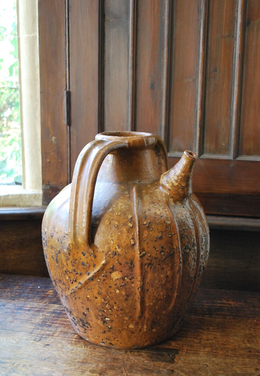 Antique Earthenware Oil Jar, 18th Century And Earlier