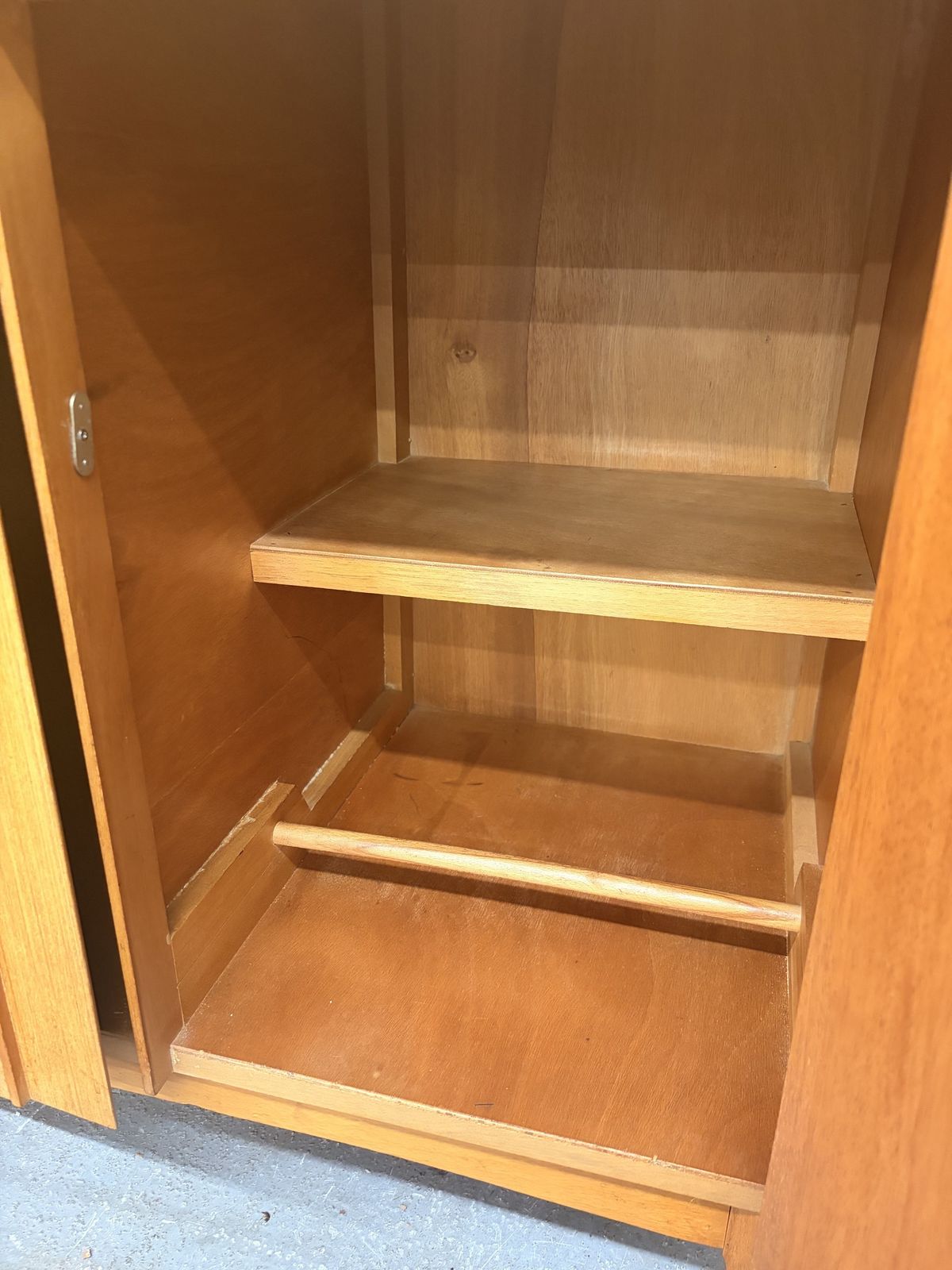 photo for sale Mid Century Retro Teak Gentleman’s Wardrobe By Remploy