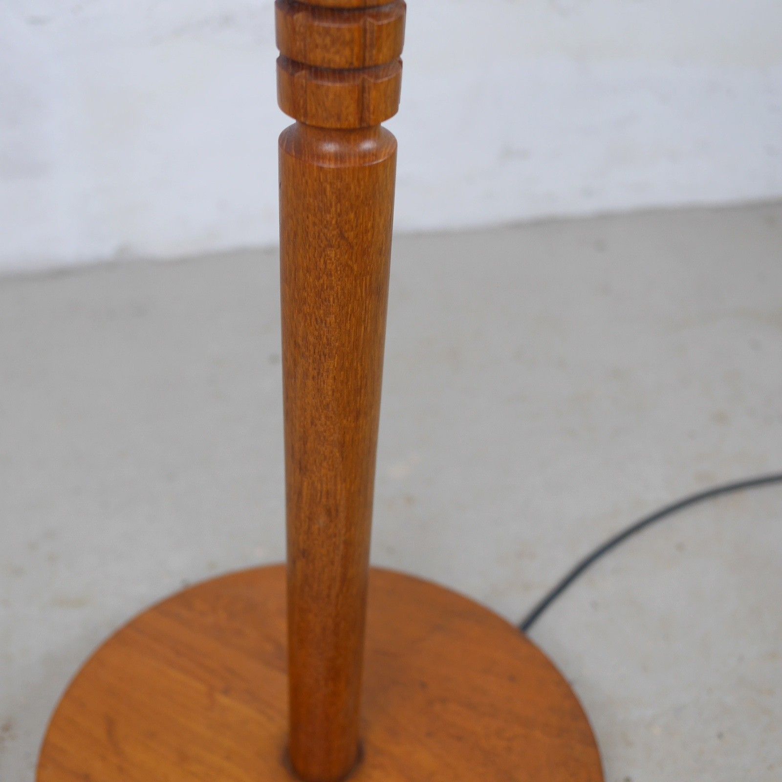 photo for sale Vintage Mid Century Teak  Standard Floor Shade Retro Danish Shade #103222