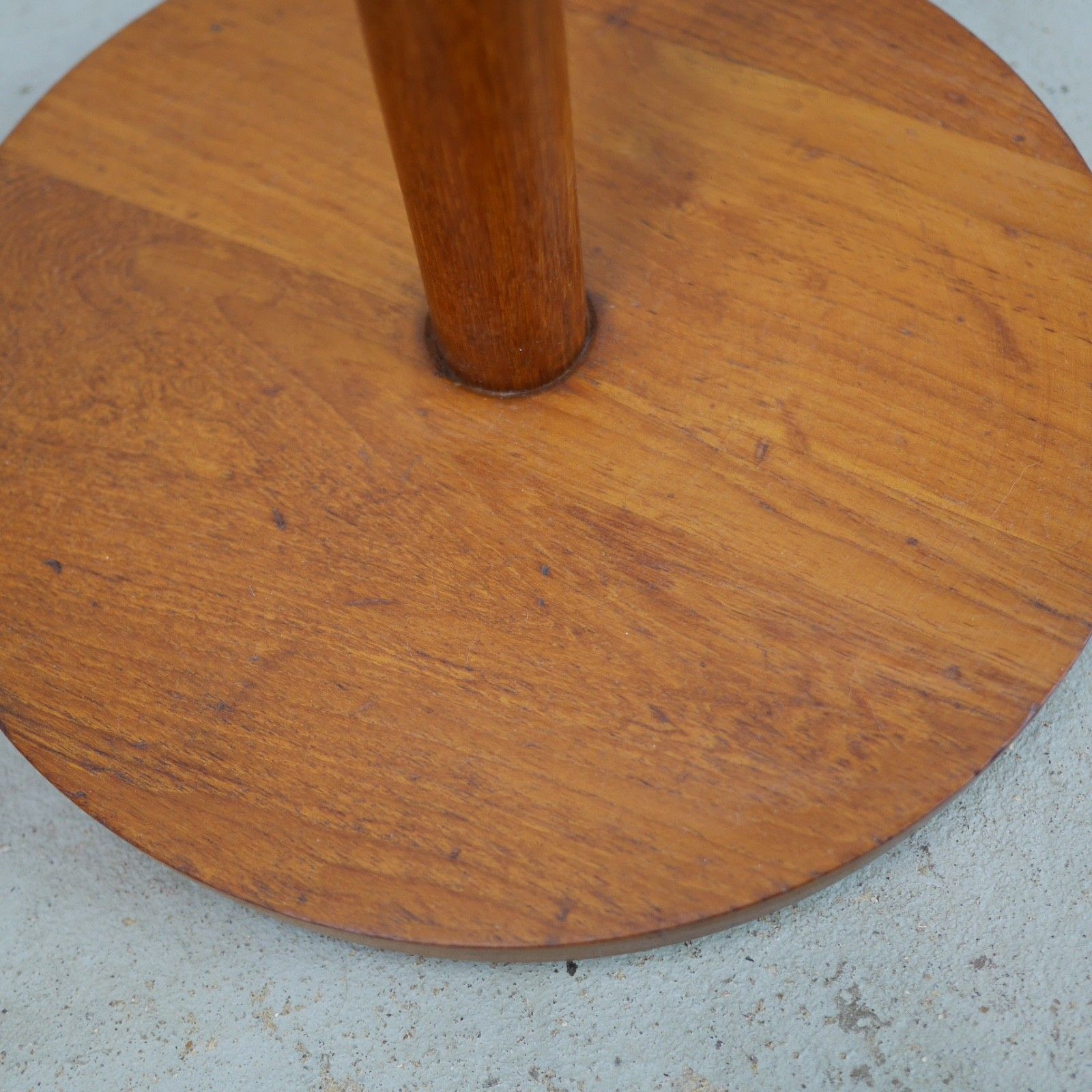 280.0 Vintage Mid Century Teak  Standard Floor Shade Retro Danish Shade #103222 photo