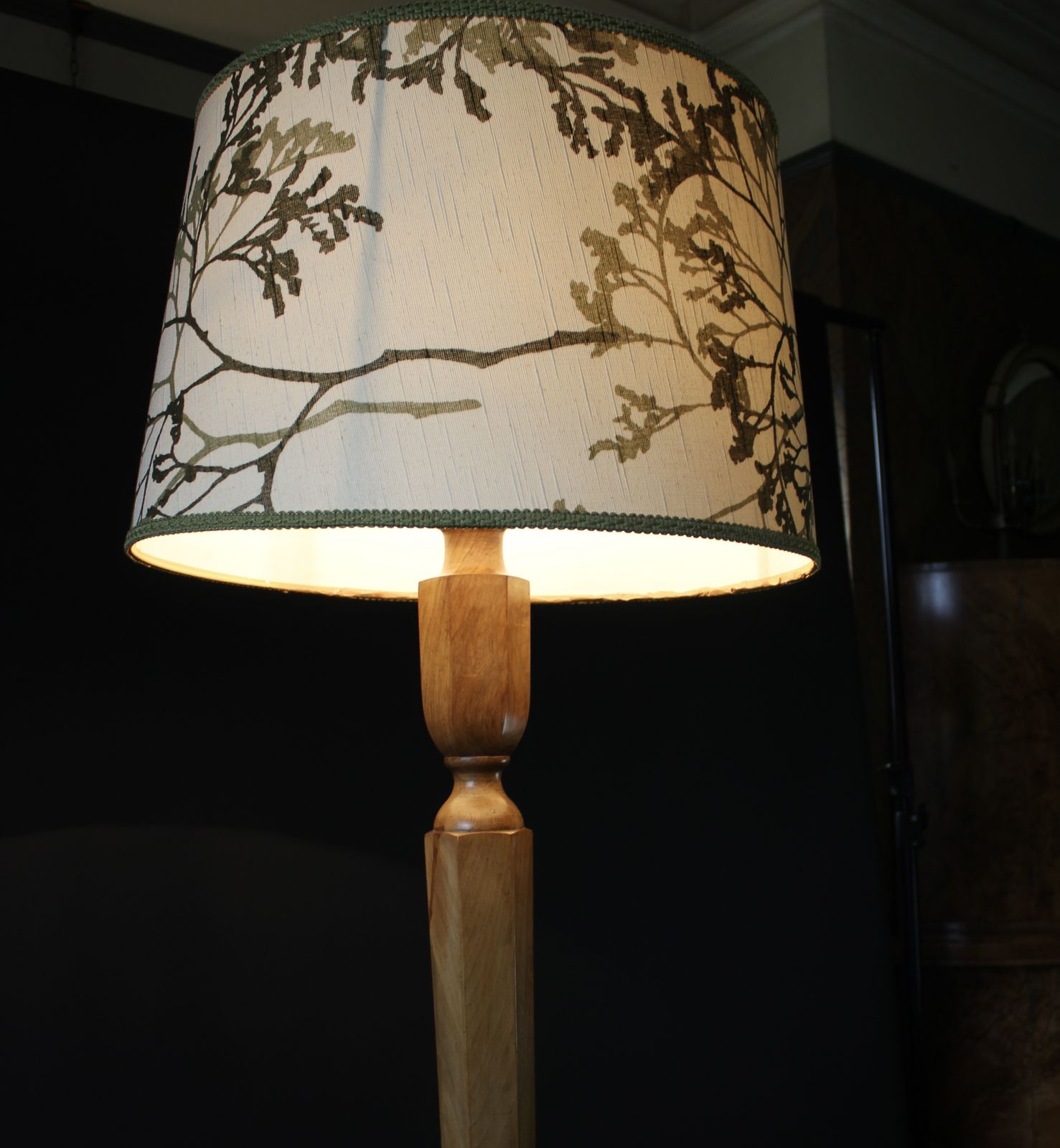 Heals Standard Floor Lamp In Walnut photo vinterior
