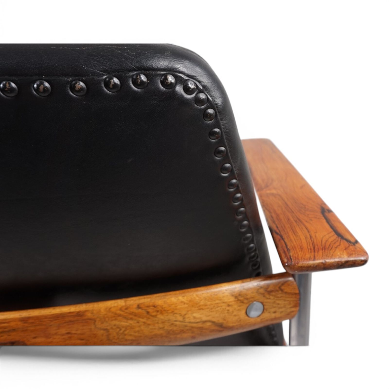 Leren fauteuil van Sven Ivar Dysthe voor Dokka Møbler, 1960 photo buy