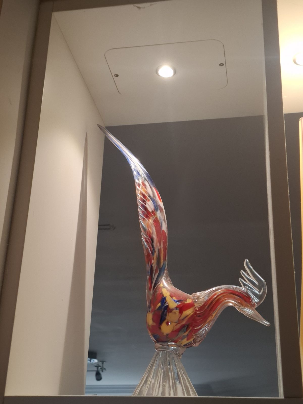 photo for sale Murano Italy Hand Blown Glass Phaesant Sculpture