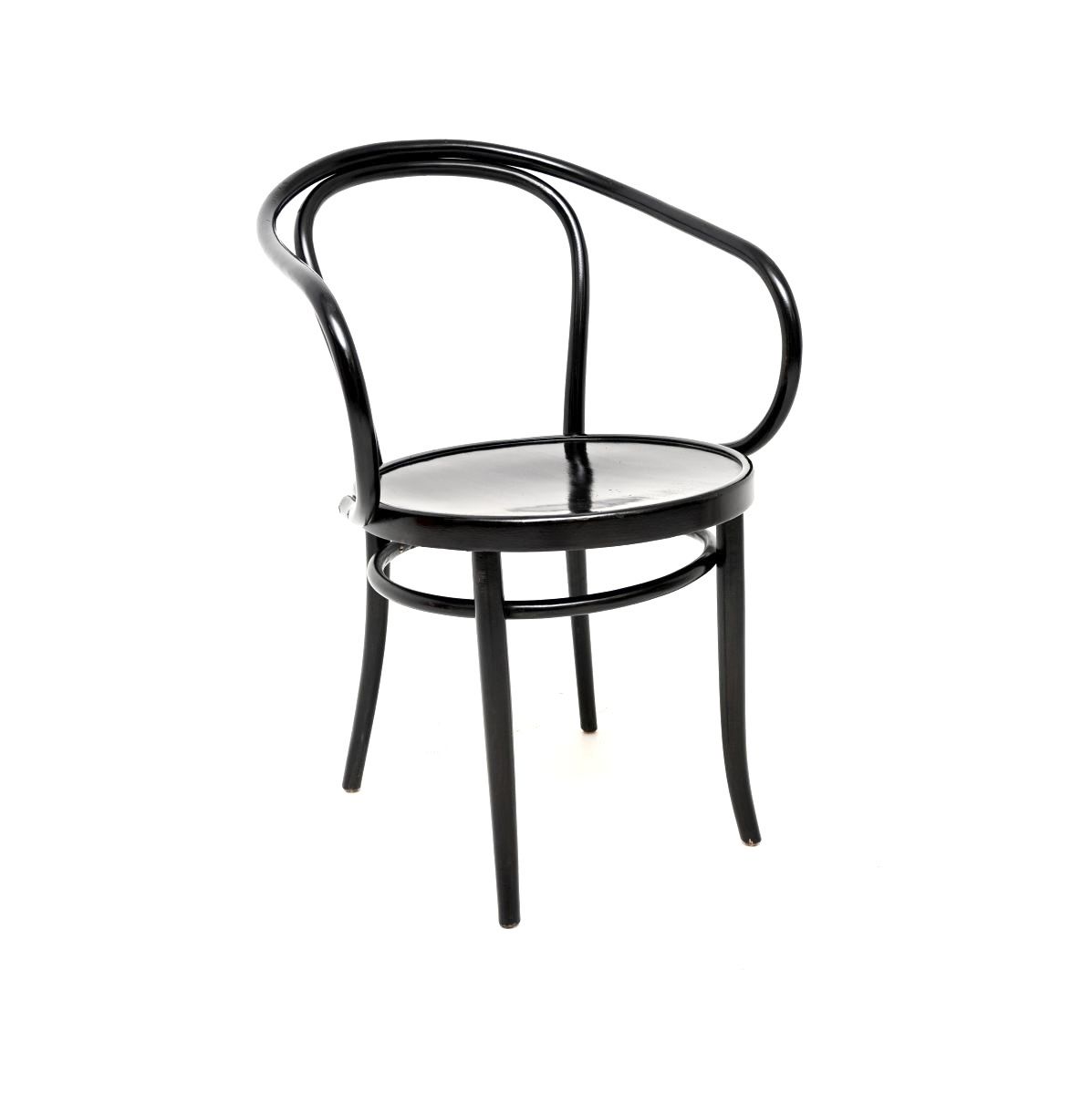 Set Of Eight Vintage Bentwood Thonet Dining Chairs photo for sale