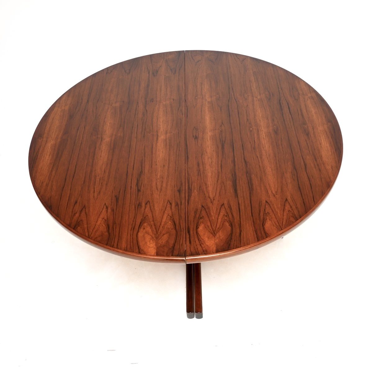 Danish Vintage Rosewood Extending Dining Table photo vinterior
