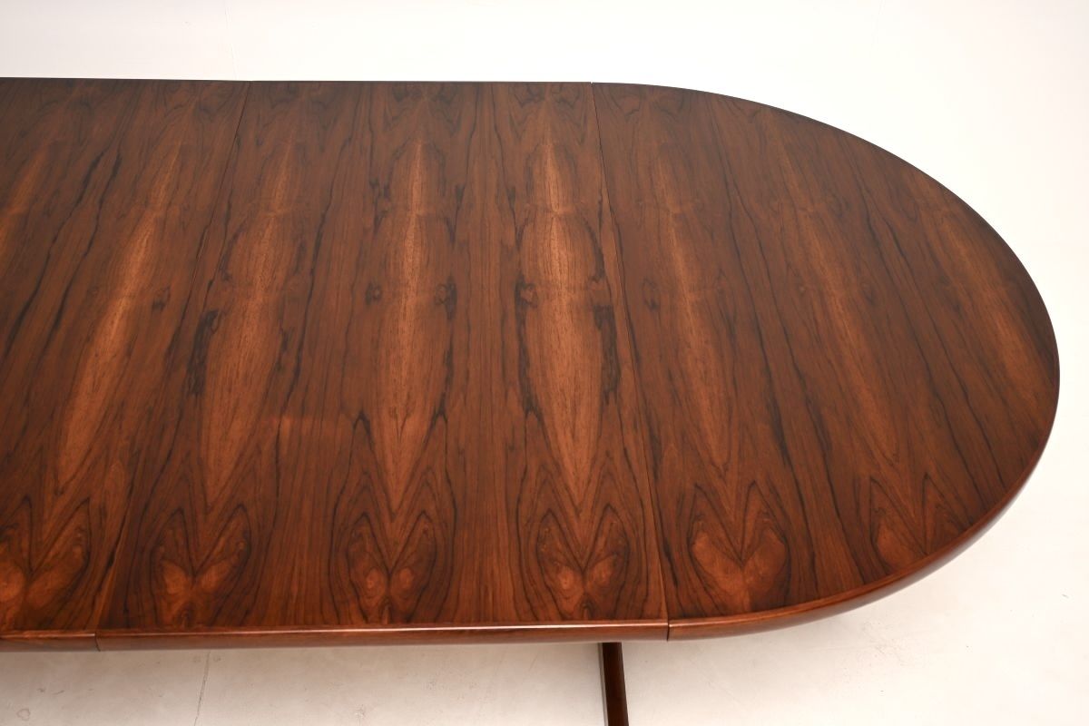 photo furniture Danish Vintage Rosewood Extending Dining Table