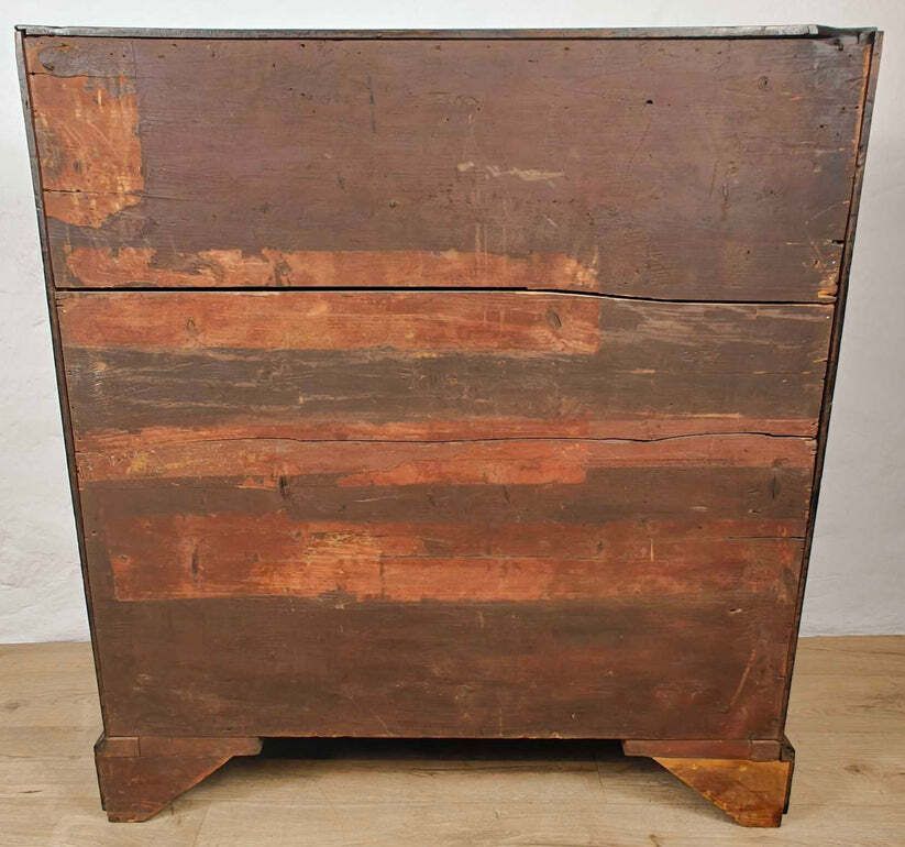 photo vinterior Georgian Writing Bureau Desk Oak 18thc Antique English