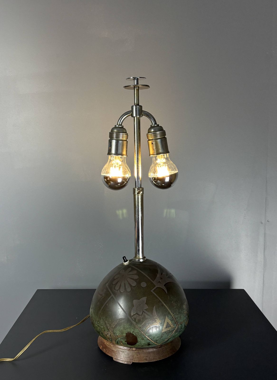 photo buy Lampe de table Art déco Paul Haustein pour WMF, série Ikora Congo, années 1920