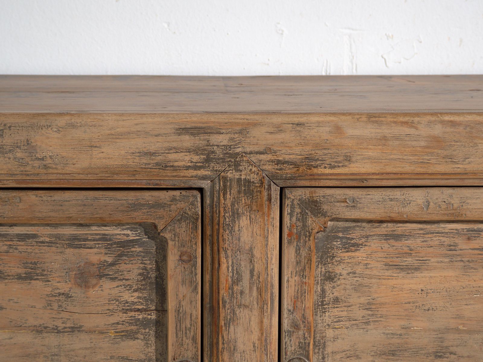 Antique Sideboard In Pine Wood – China, Circa 1930 photo vintage